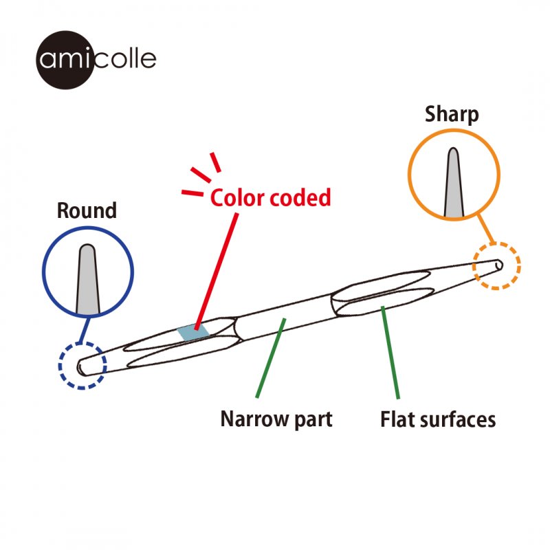 Tulip - Cable Stitch Needles Amicolle Knitting Accessories Assorted Sizes