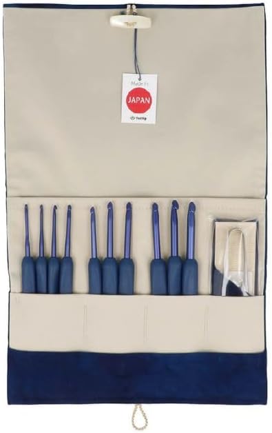 Tulip - "Etimo" Japan Blue Awa-Ai Crochet Hooks Set