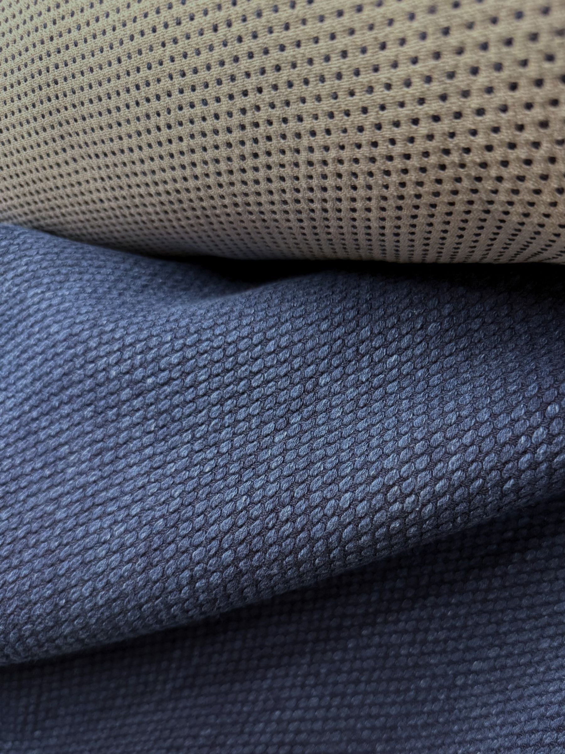 Orimono Imports - Quilted Kendo Cloth Dyed with Aizome Botanical Indigo