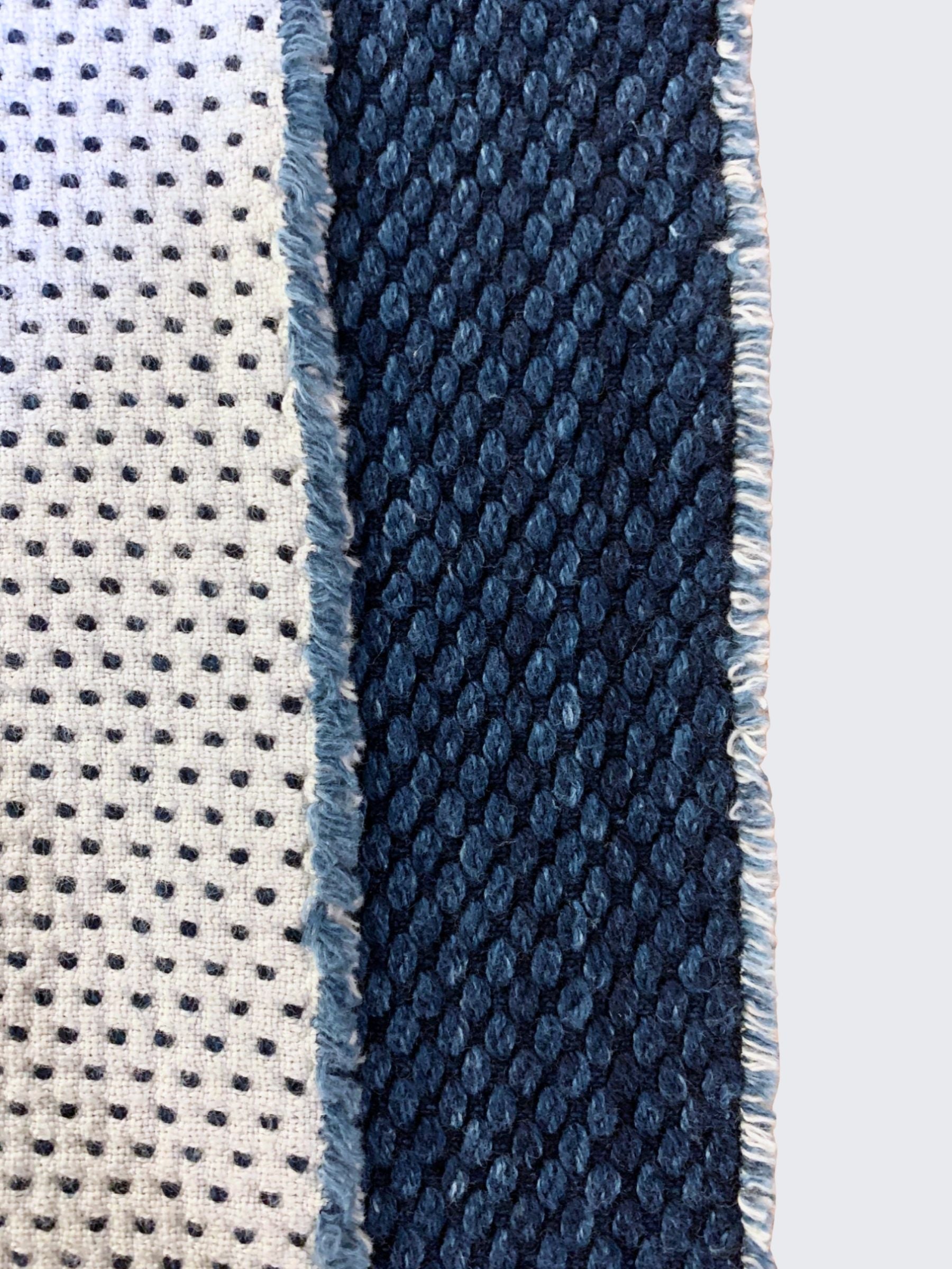 Orimono Imports - Quilted Kendo Cloth Dyed with Aizome Botanical Indigo