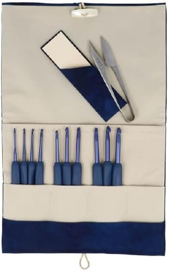 Tulip - "Etimo" Japan Blue Awa-Ai Crochet Hooks Set