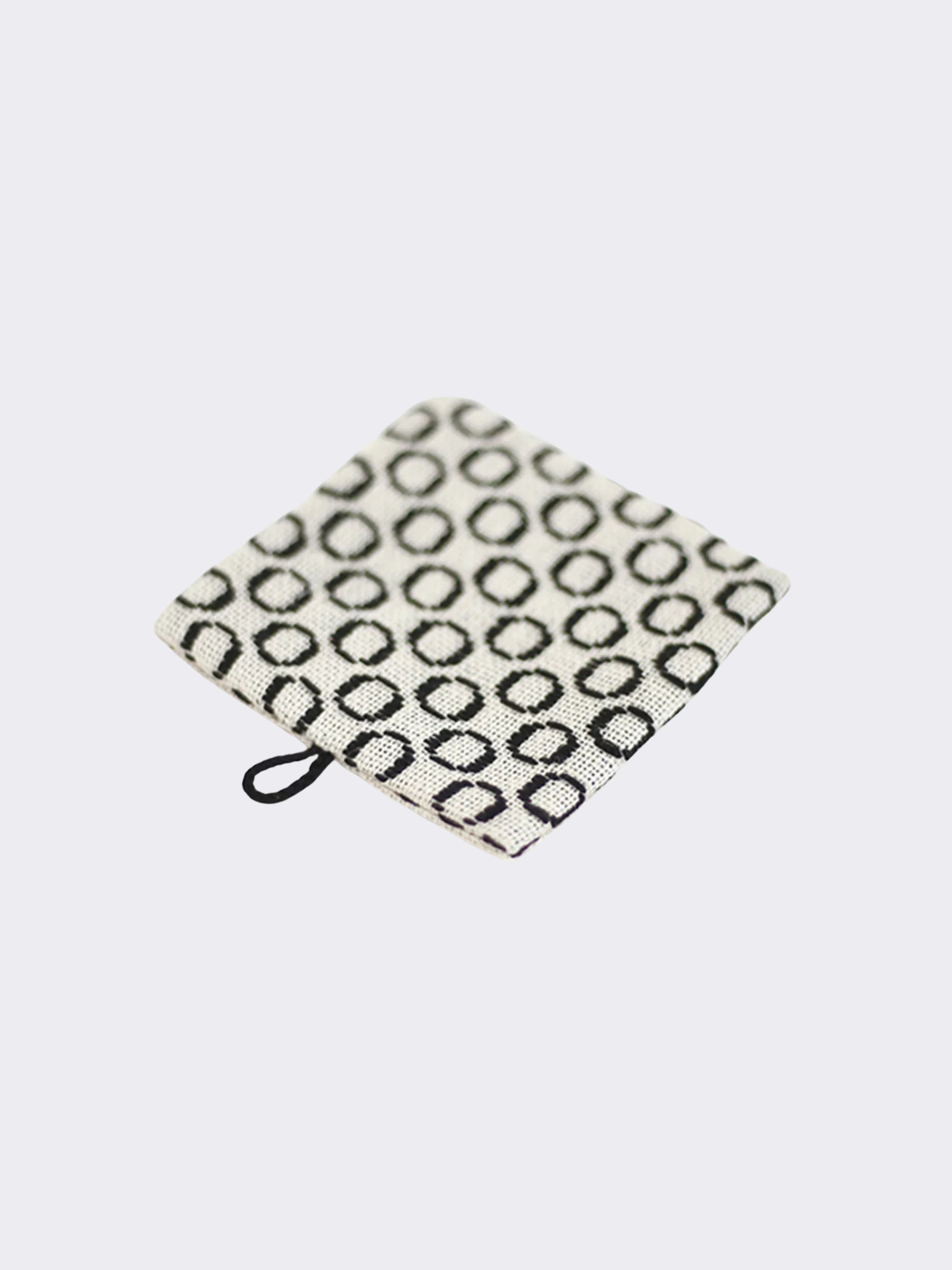 Daruma - Linen Kogin Cloth - Black