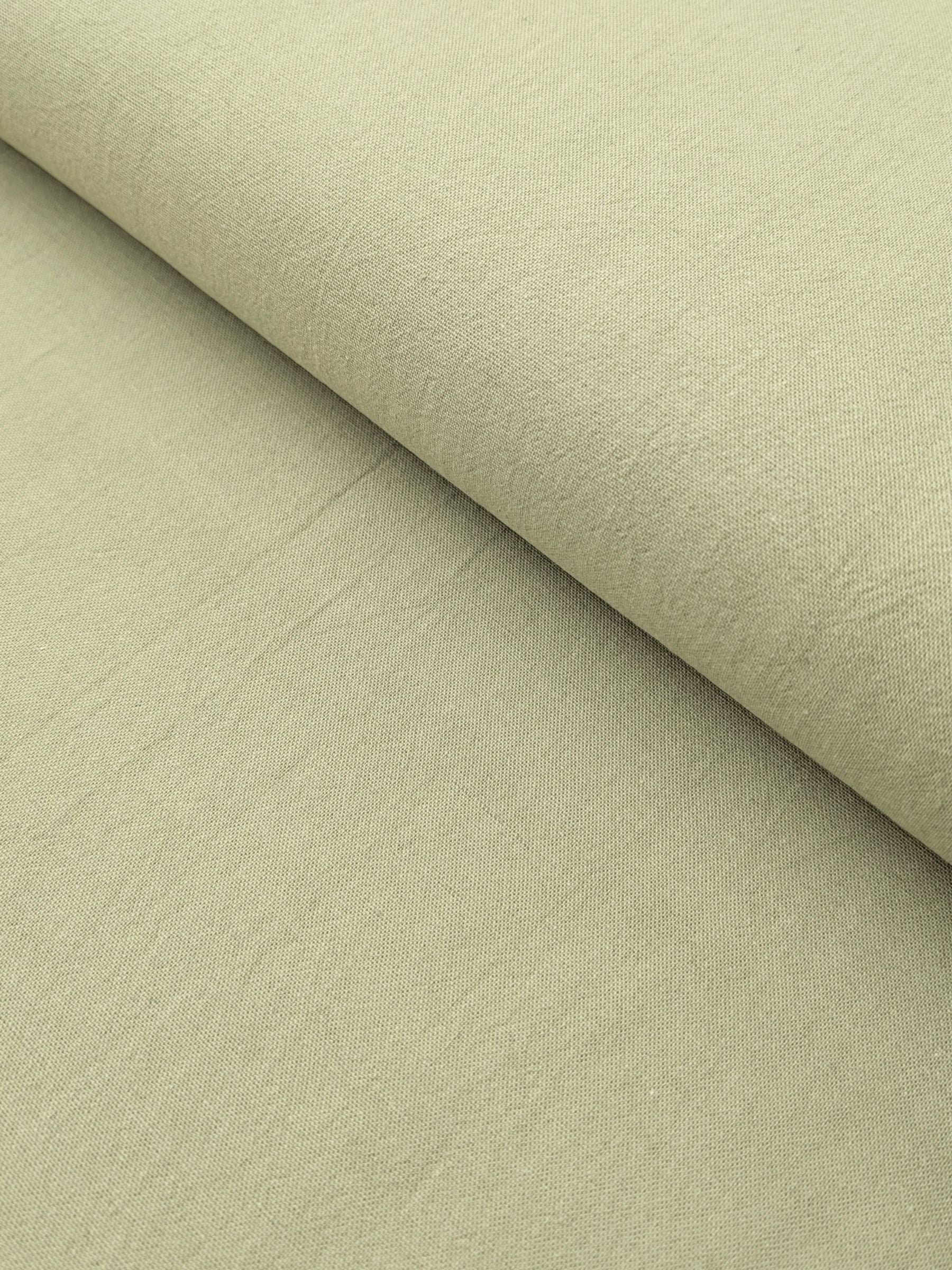 Cosmo - Cotton/Linen Canvas Fabric - Celery