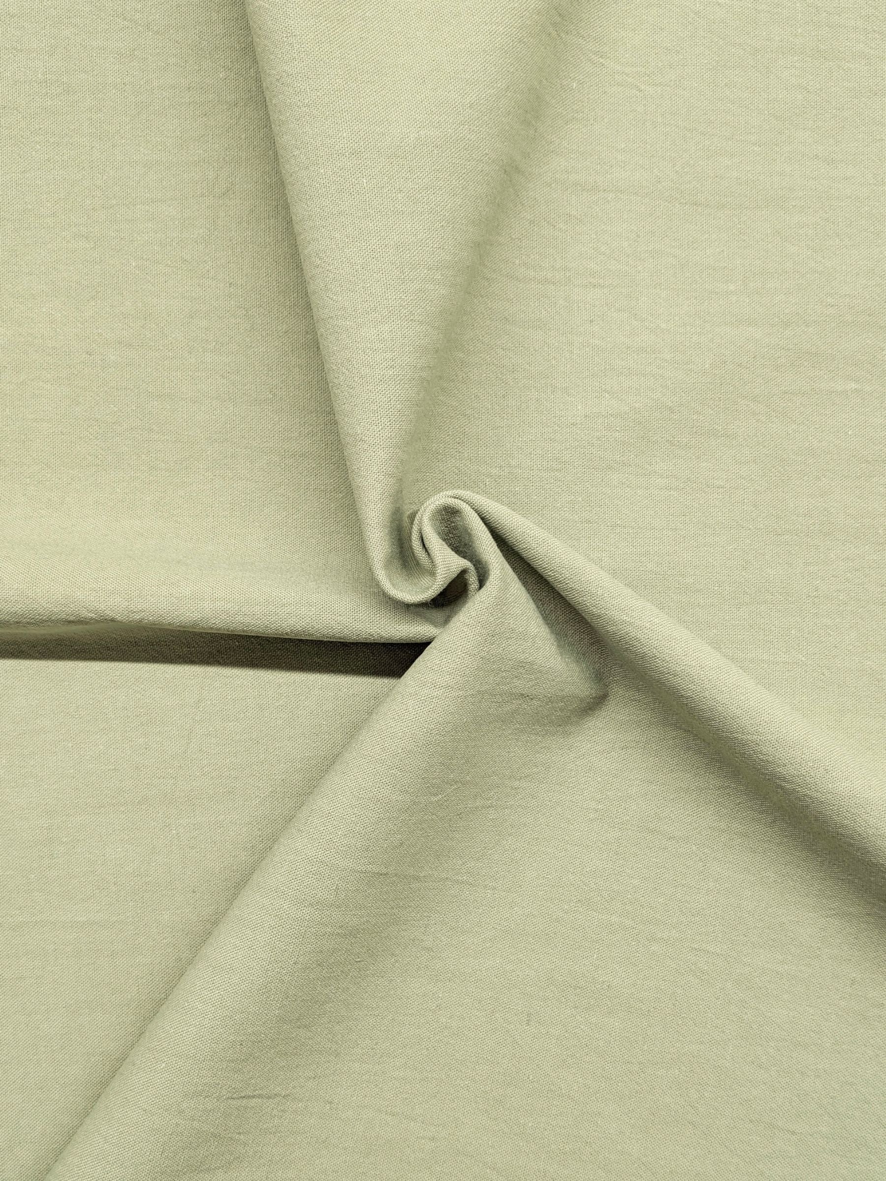 Cosmo - Cotton/Linen Canvas Fabric - Celery