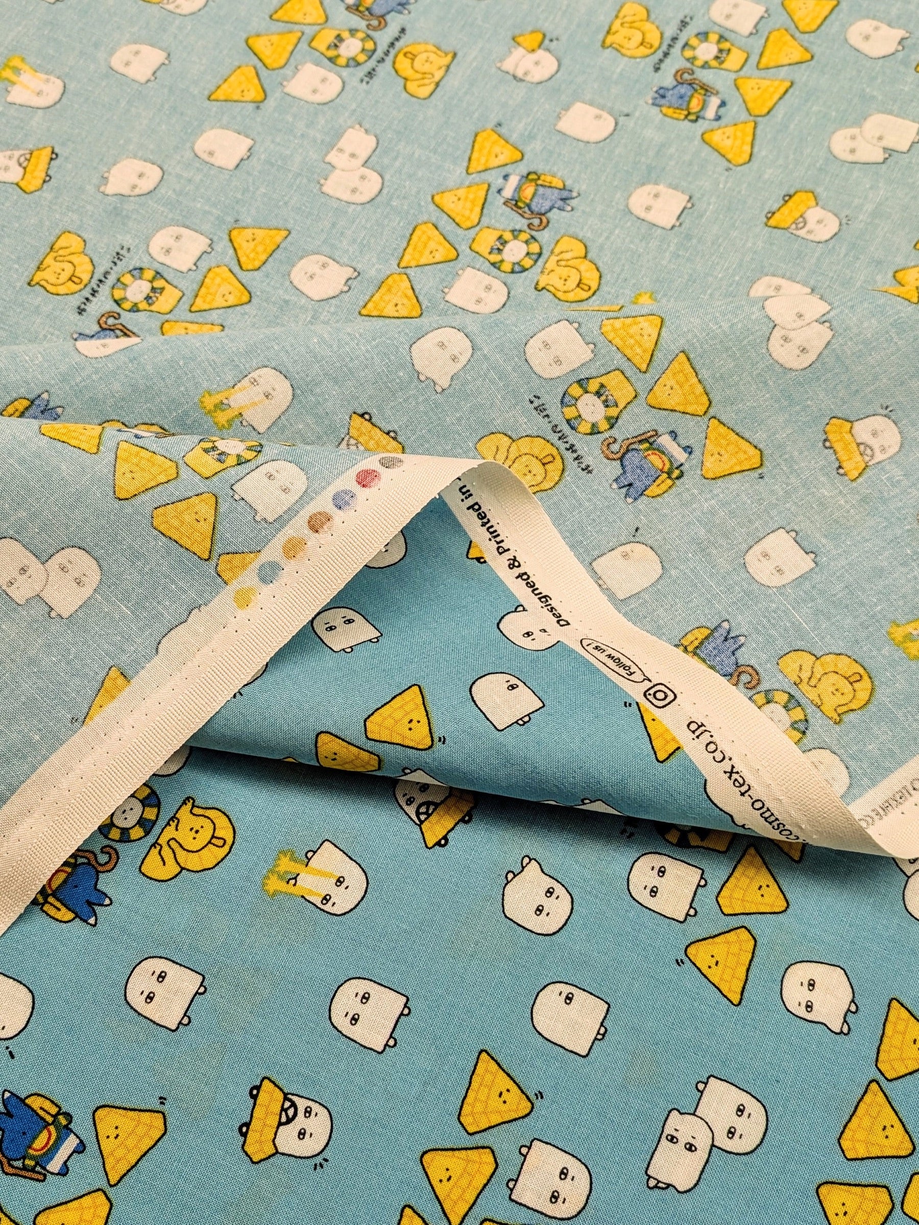 Cosmo - Tiny Egypt Cotton Sheeting Fabric - Teal