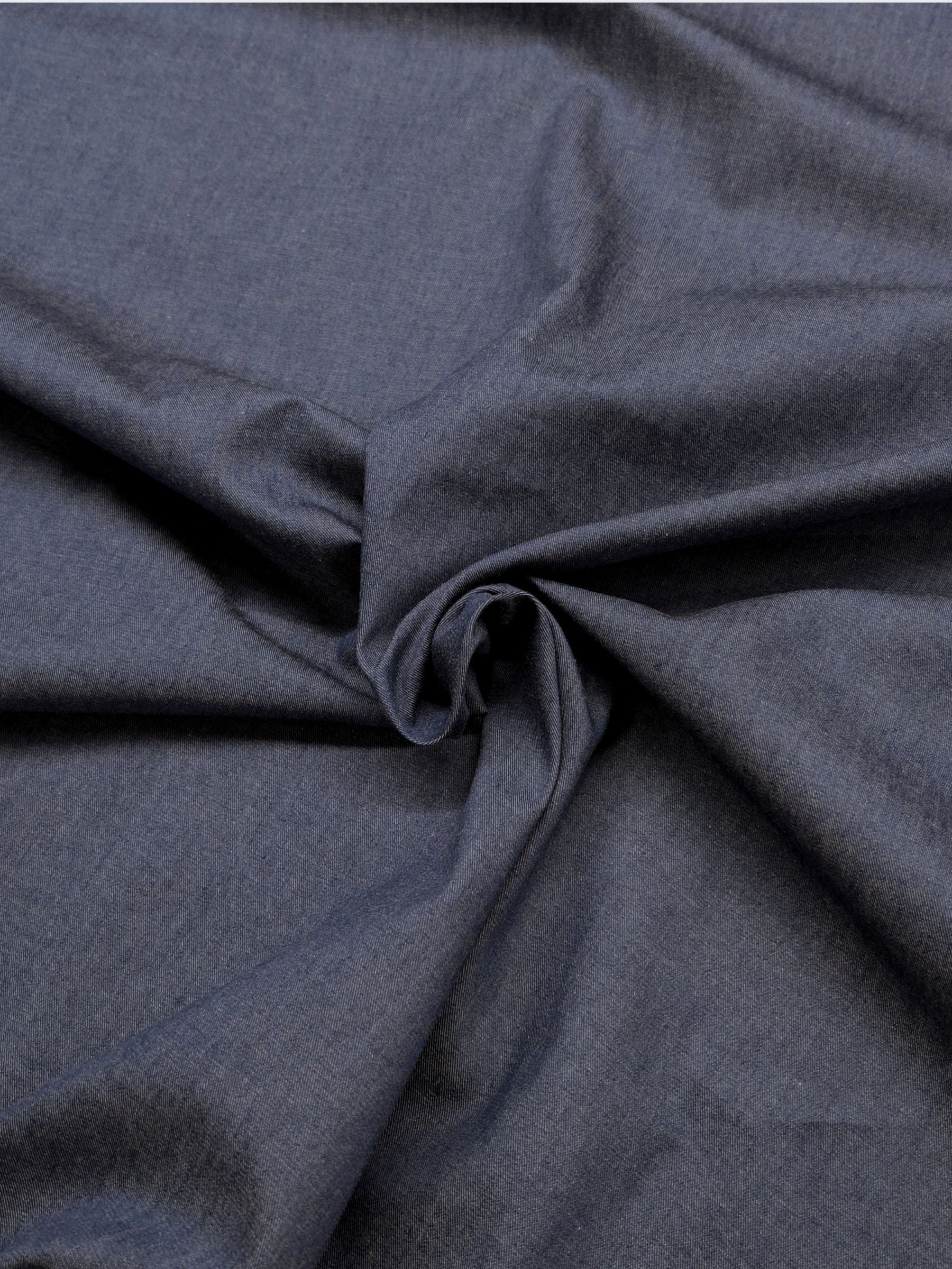 Kaihara Denim - Non-Stretch Japanese Cotton Twill Denim Fabric - 5 oz Medium Blue