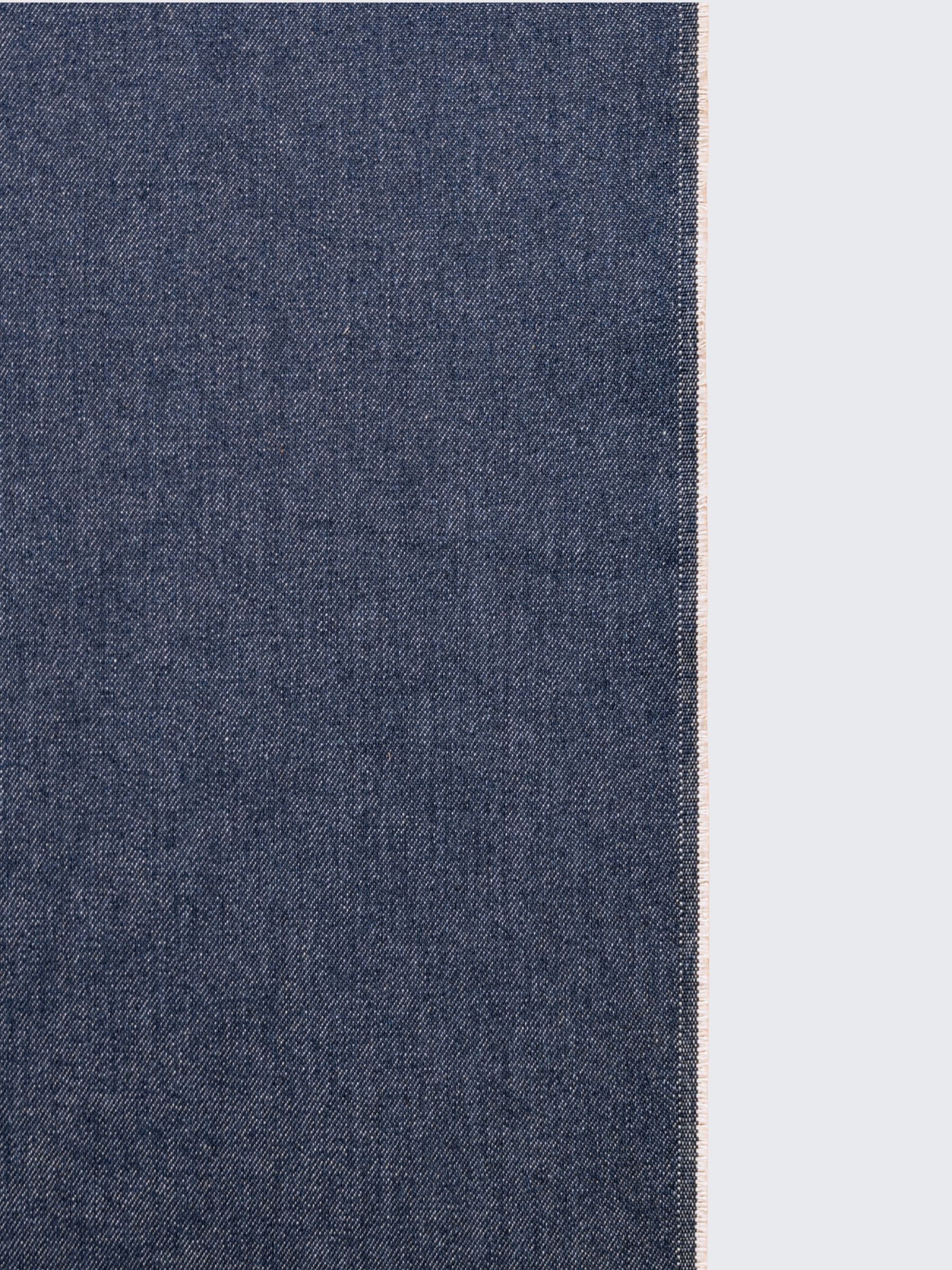 Kaihara Denim - Non-Stretch Japanese Cotton Twill Denim Fabric - 10 oz Medium Blue