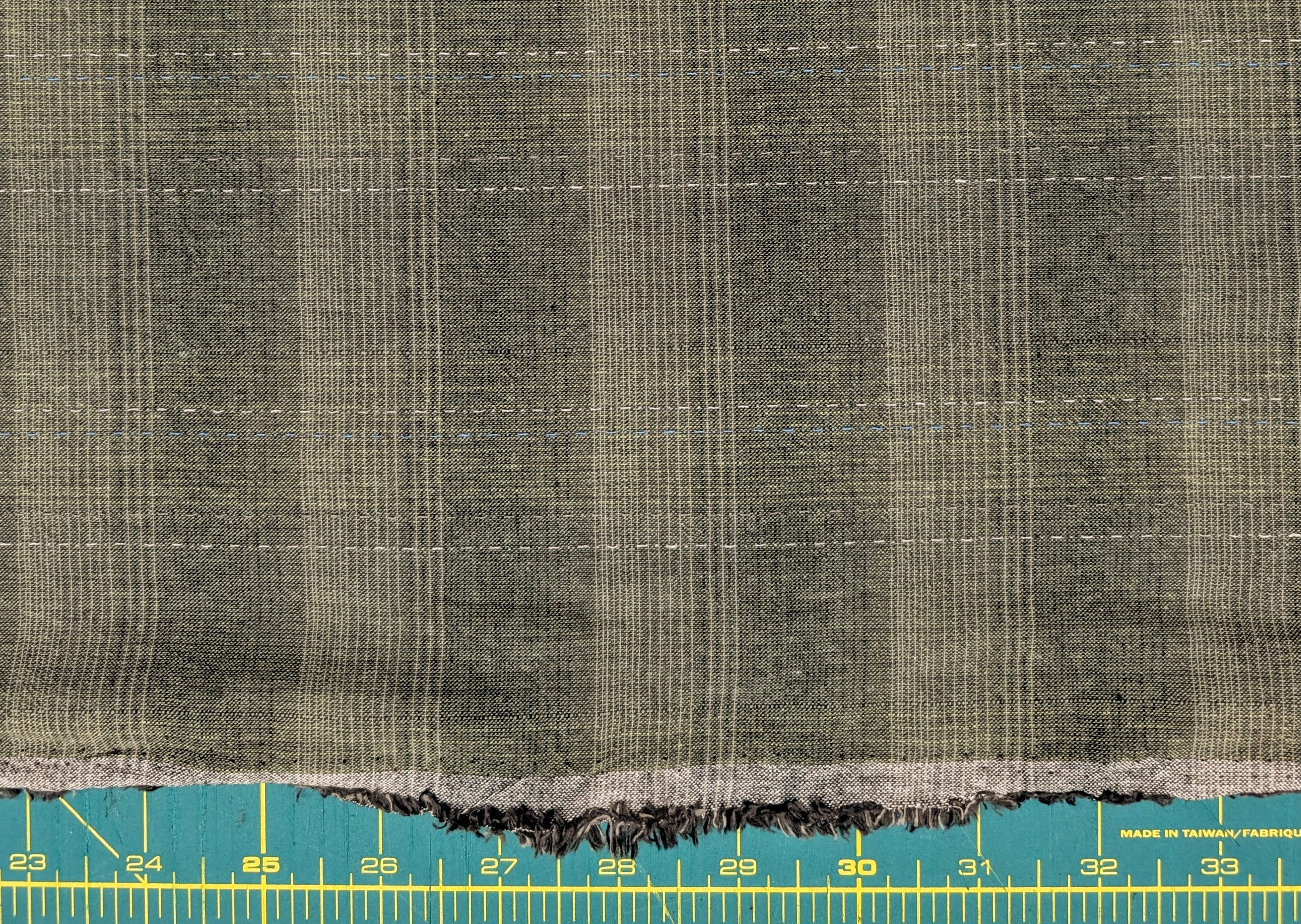 MYD - Glen Check Plaid Yarn Dyed Cotton Fabric - Olive Green