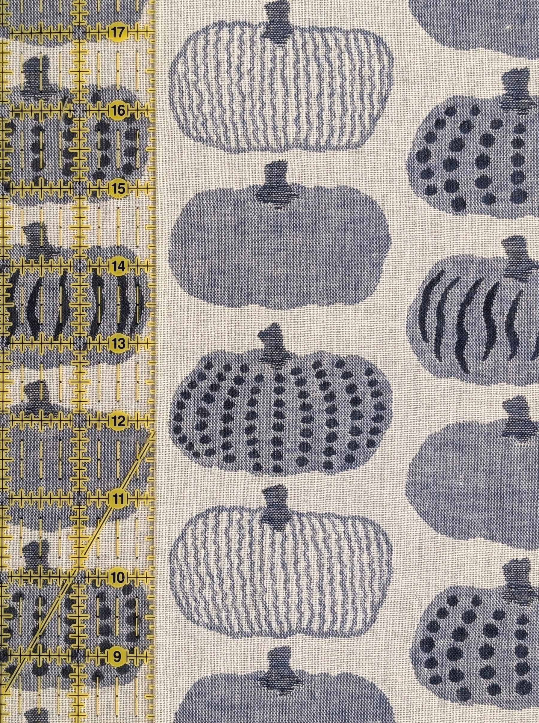 Kobayashi - Pumpkin Double Sided Jacquard Cotton Fabric
