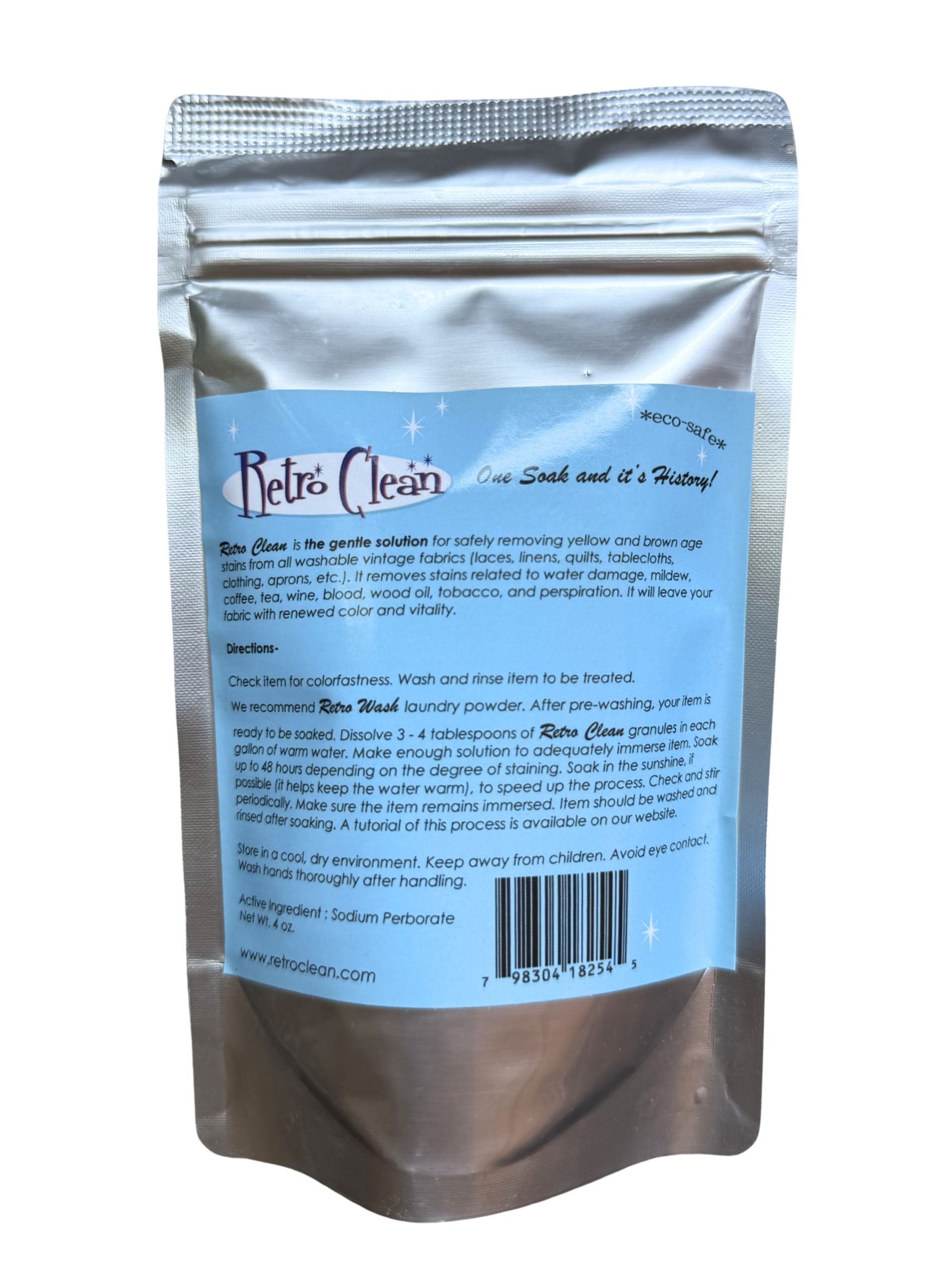 Retro Clean - Eco-Safe Vintage Fabric Washing Powder