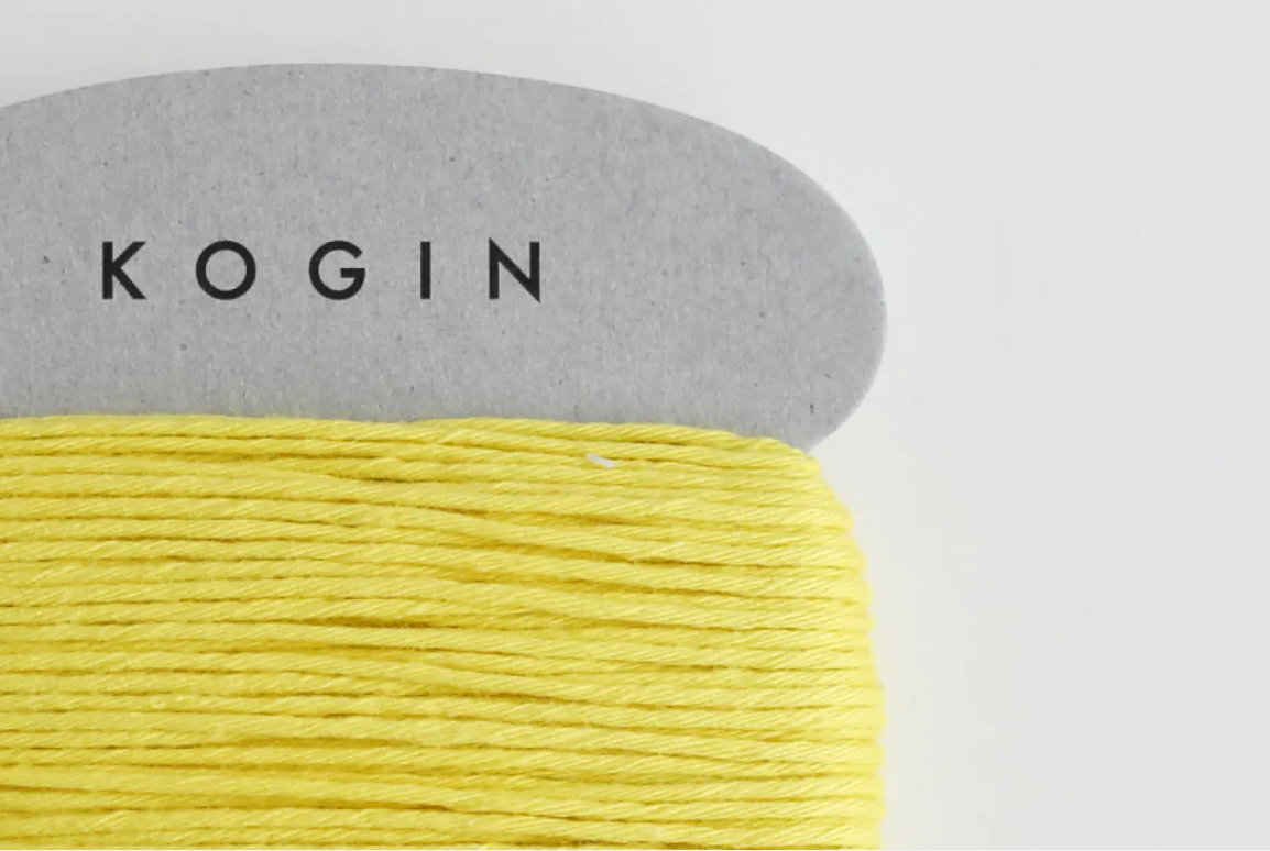 Daruma - Cotton Kogin Thread 20m Card 20/8 - #9 Yellow