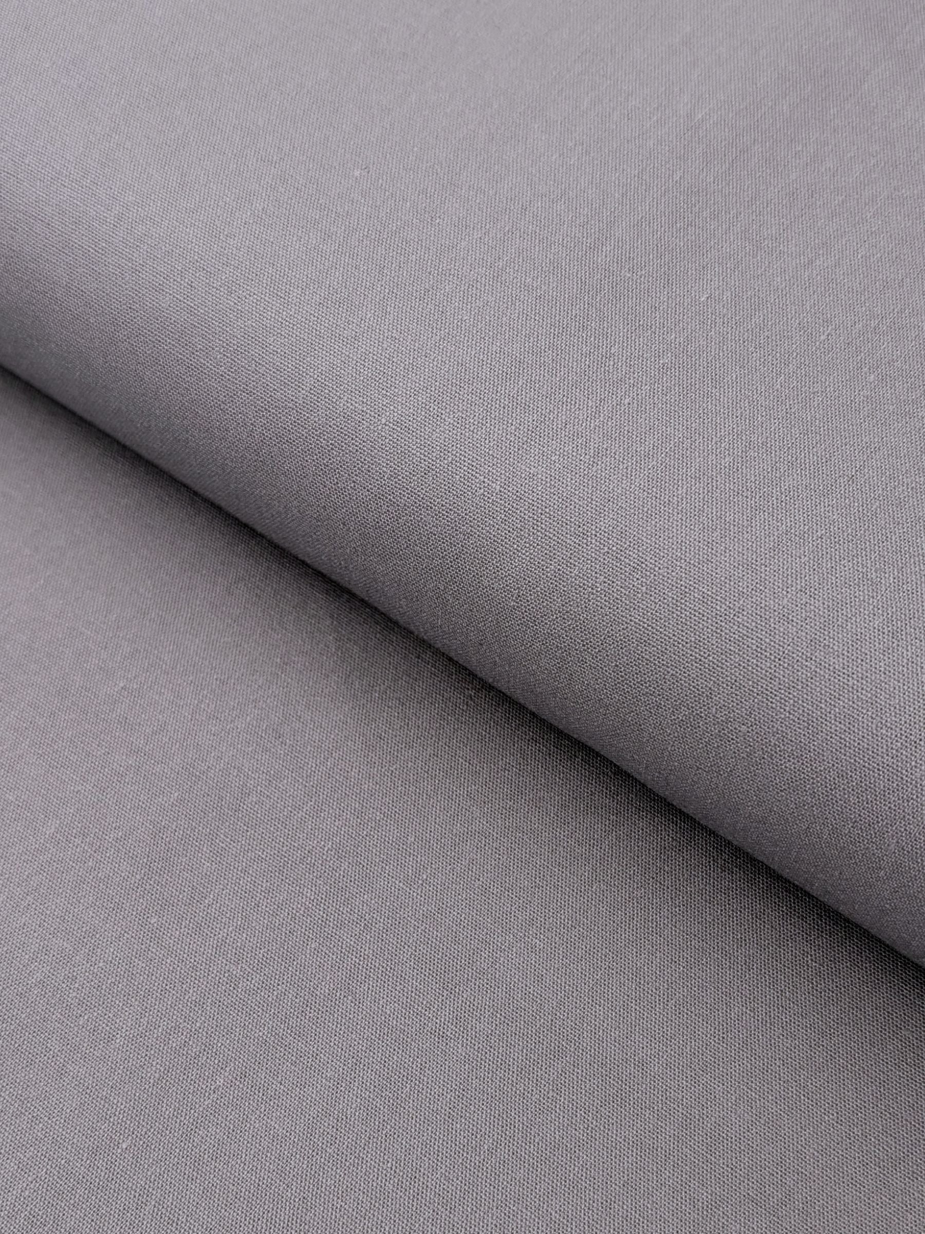 Kokka - Solid Recycled Cotton Canvas Fabric - Fog