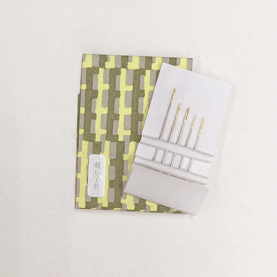 Cohana - Sashiko Needles in Haibara Chiyogami Pack - Assorted Sizes