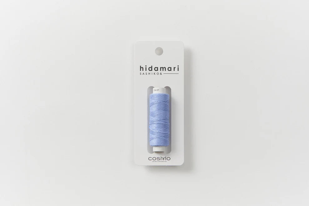 Lecien Cosmo - Hidamari Cotton Sashiko Thread 30m Spool - Clouds at Dawn 夜明けの雲