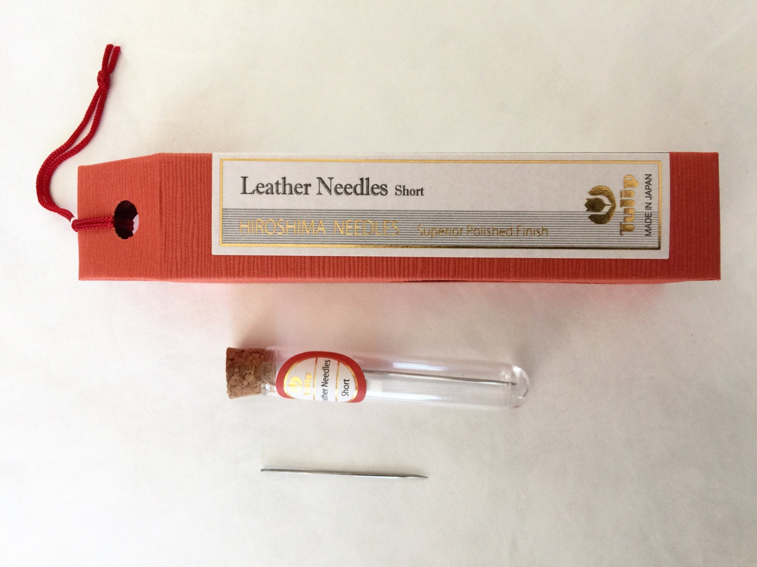 Tulip - Leather Hand Sewing Needles - Short