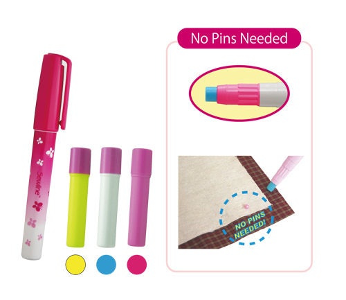 Pink SEWLINE Refill for Applique Fabric Glue Stick