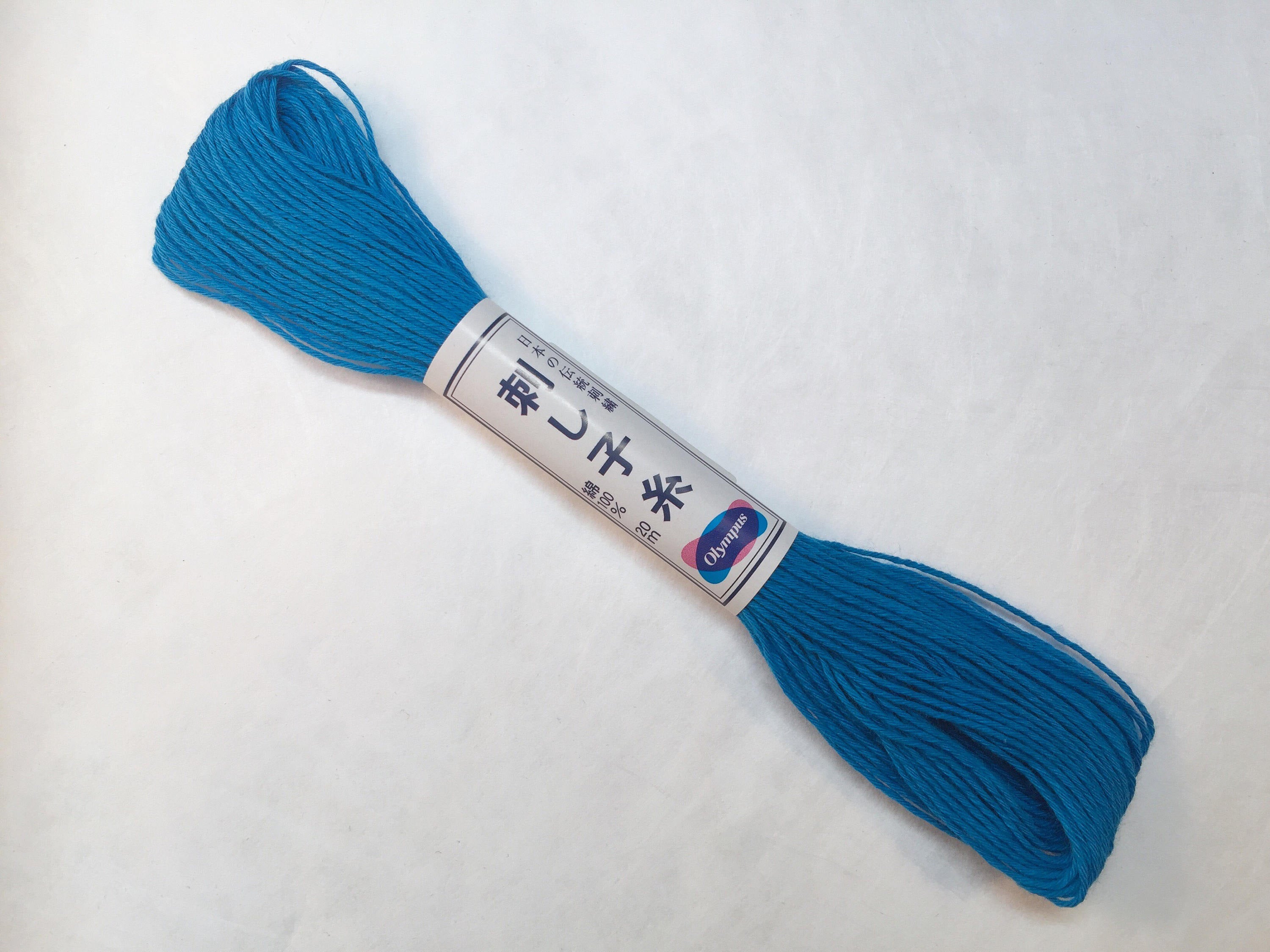 Olympus - Cotton Sashiko Thread 20m Skein - Color #27 Ocean Blue