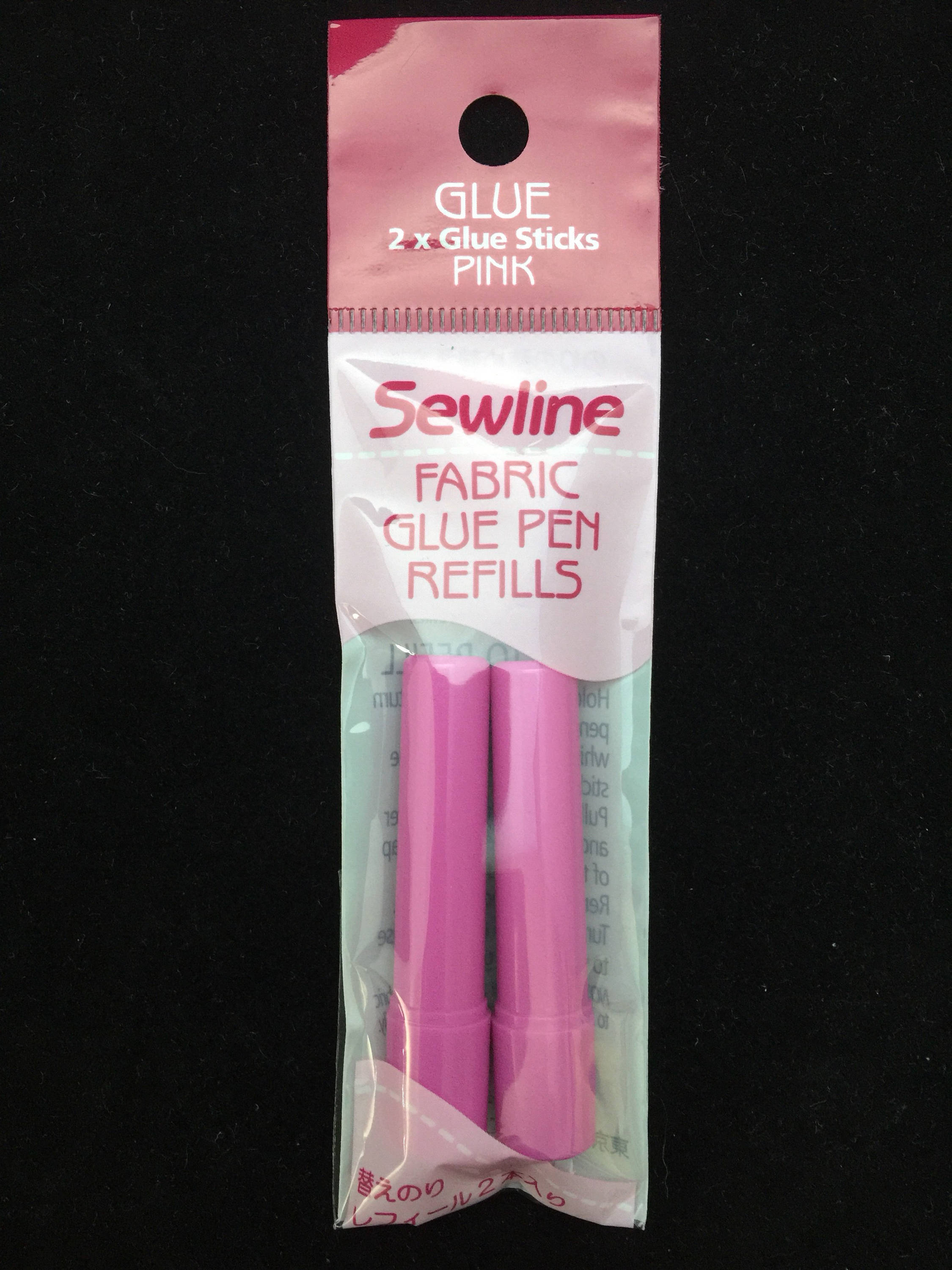 Pink SEWLINE Refill for Applique Fabric Glue Stick