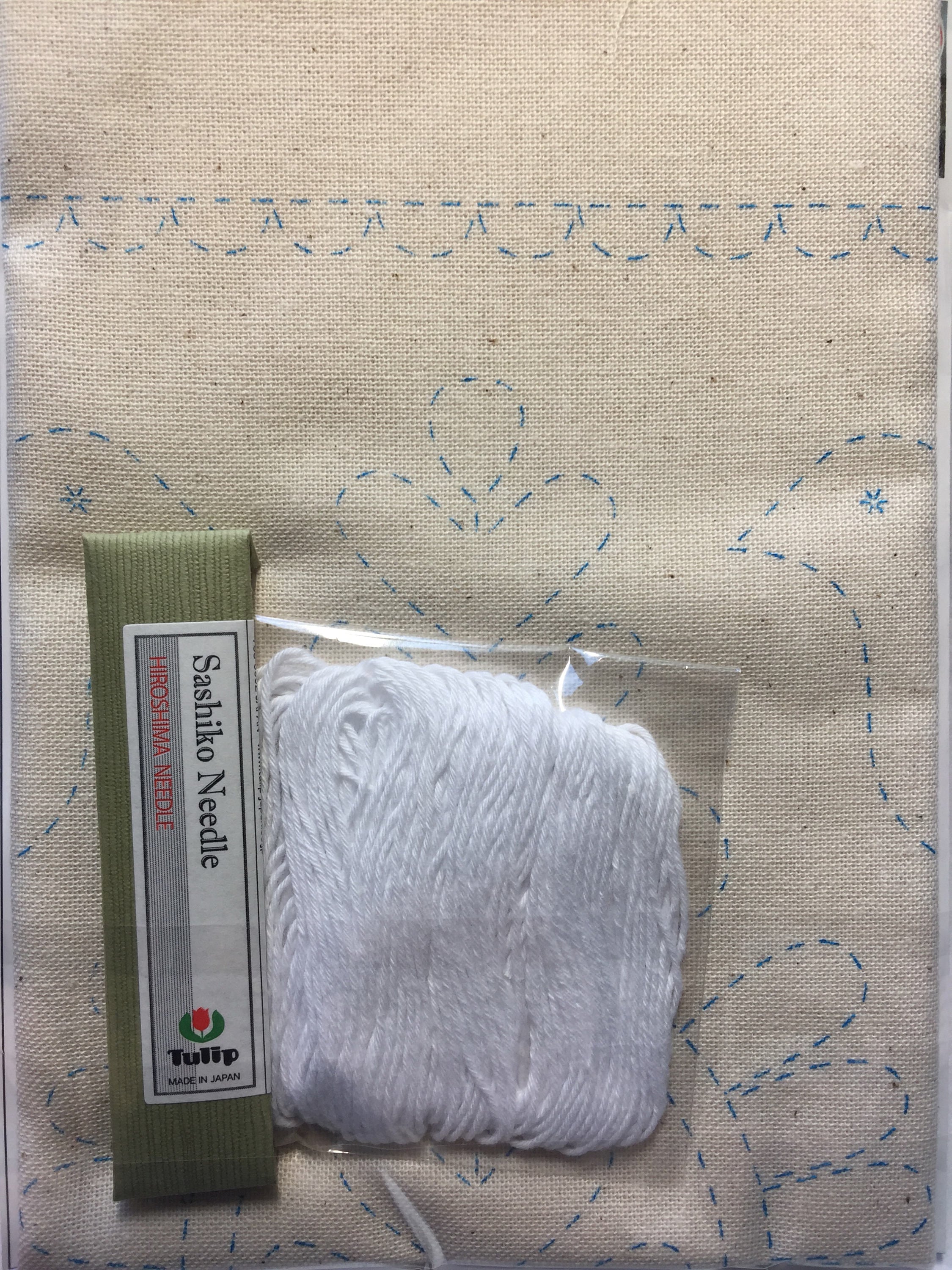 Tulip - World Hungary "Tulip with Little Birds" Sashiko Sampler Kit