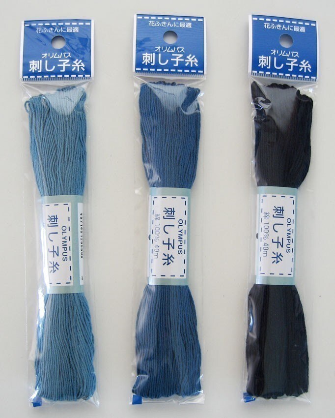 Olympus - Cotton Sashiko Thread 20m Skein - Color #9 Sky Blue