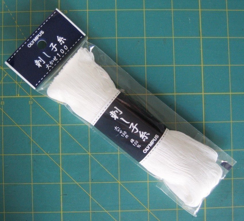 Olympus - Cotton Sashiko Thread 100m Skein - Color #101 White