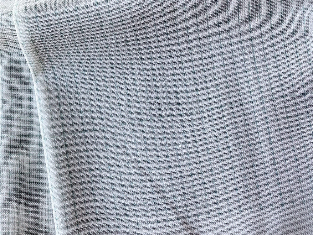 Daruma - Cotton Sashiko Grid Cloth - Gray