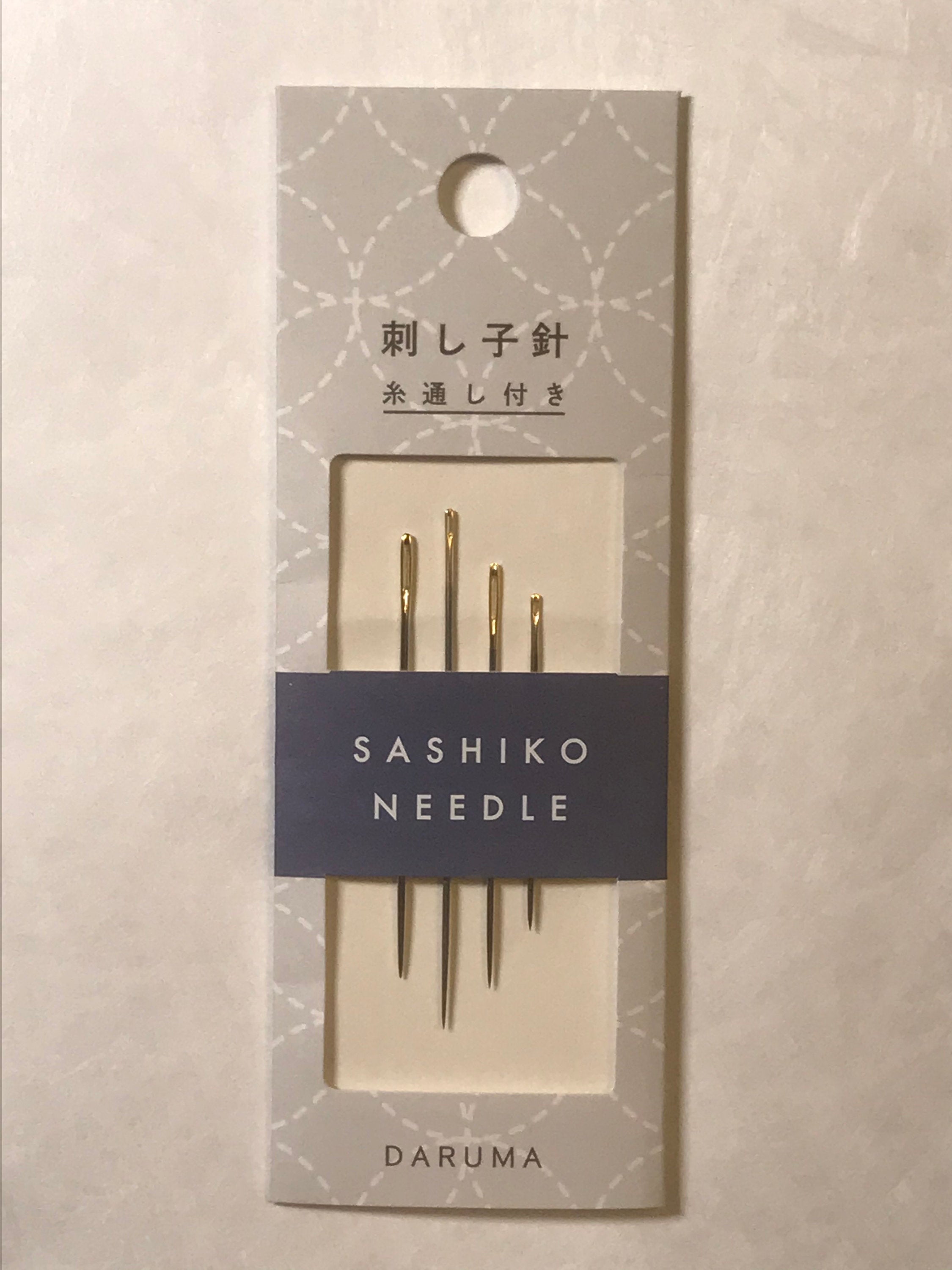 Daruma - Sashiko Needles Big Stitch with Threader Assorted Sizes