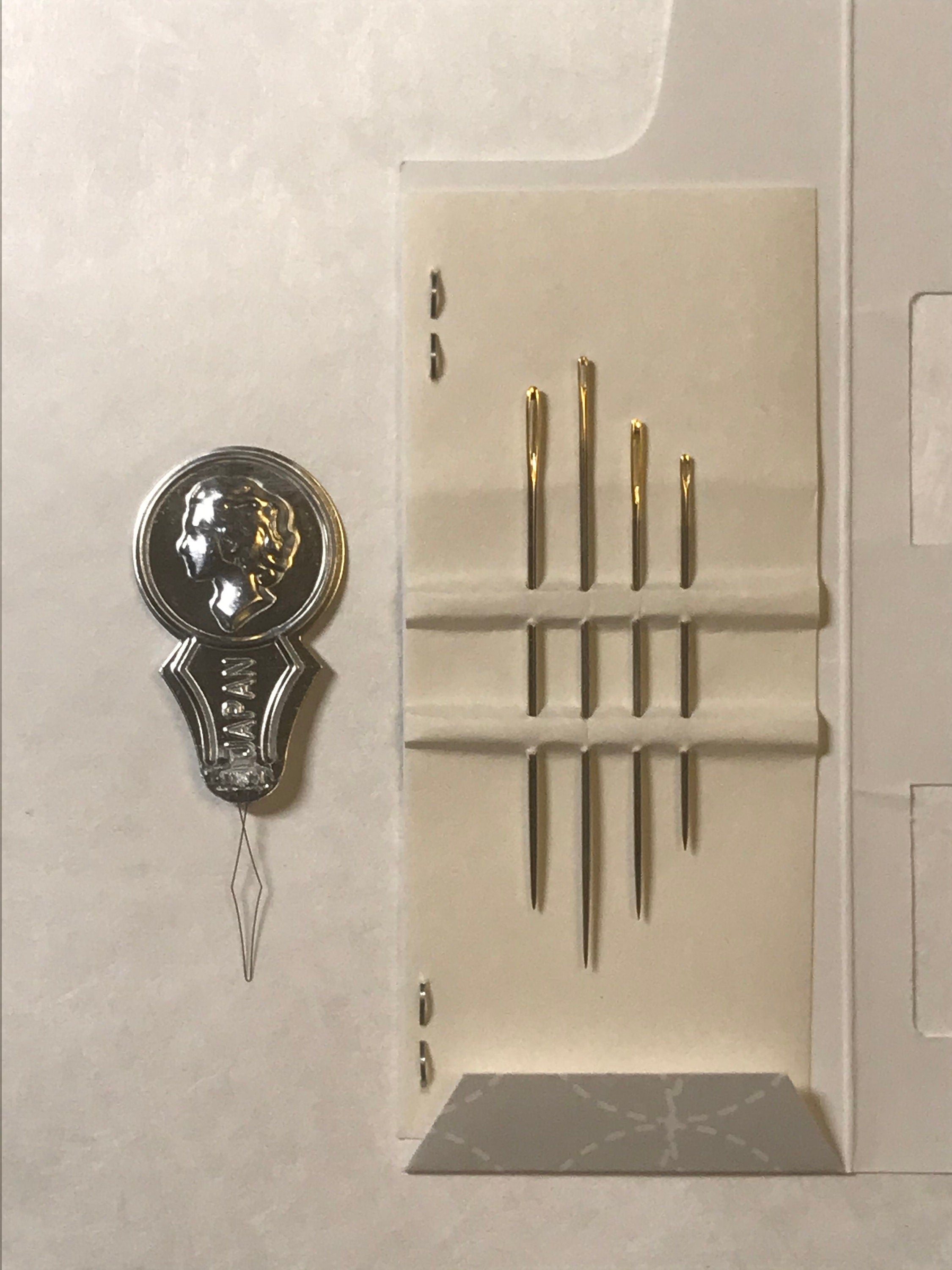 Daruma - Sashiko Needles Big Stitch with Threader Assorted Sizes