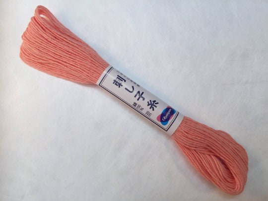 Olympus - Cotton Sashiko Thread 20m Skein - Color #25 Peach