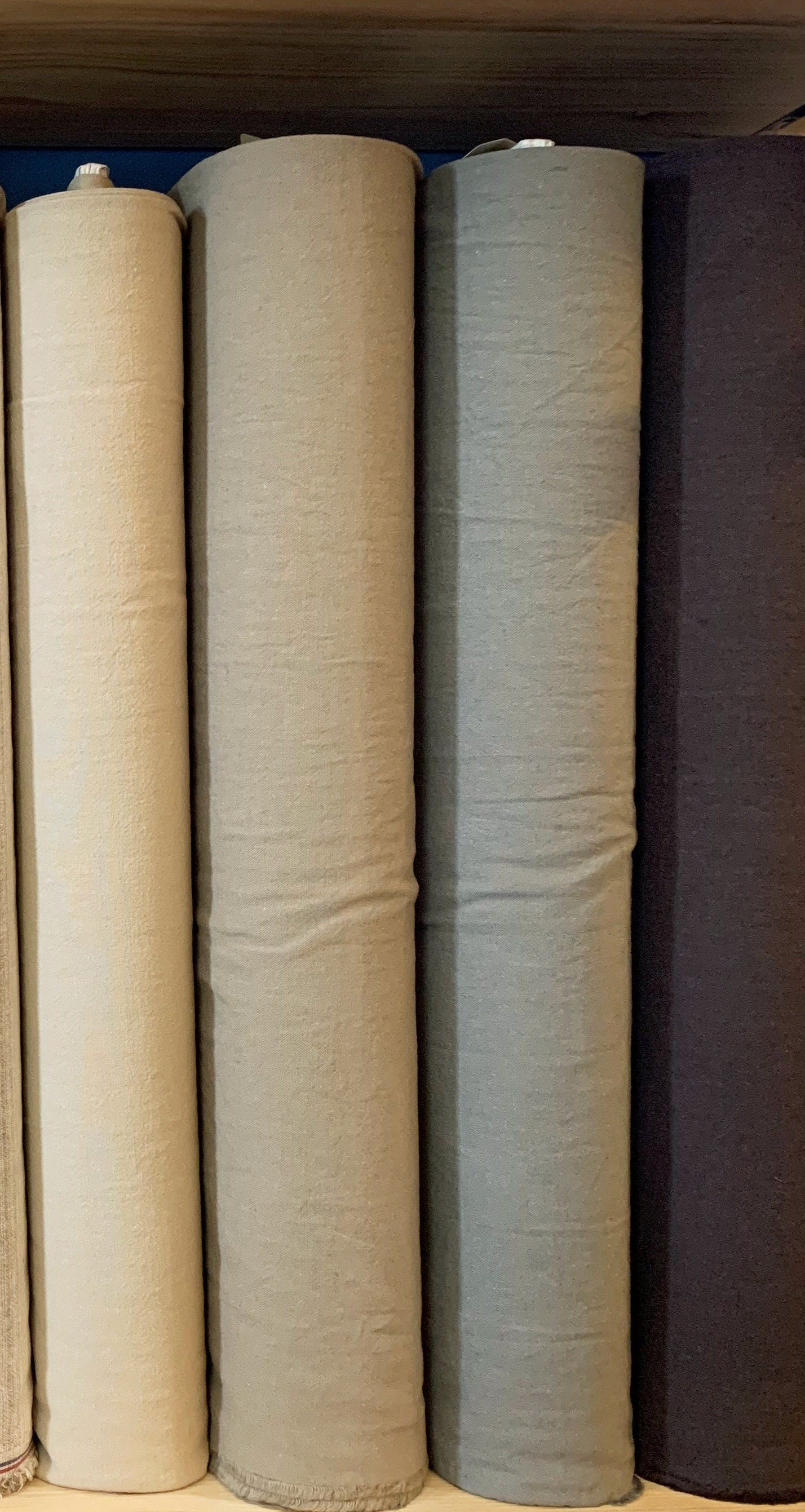 Cosmo Japanese cotton linen blend canvas AD5188-217 coffee brown