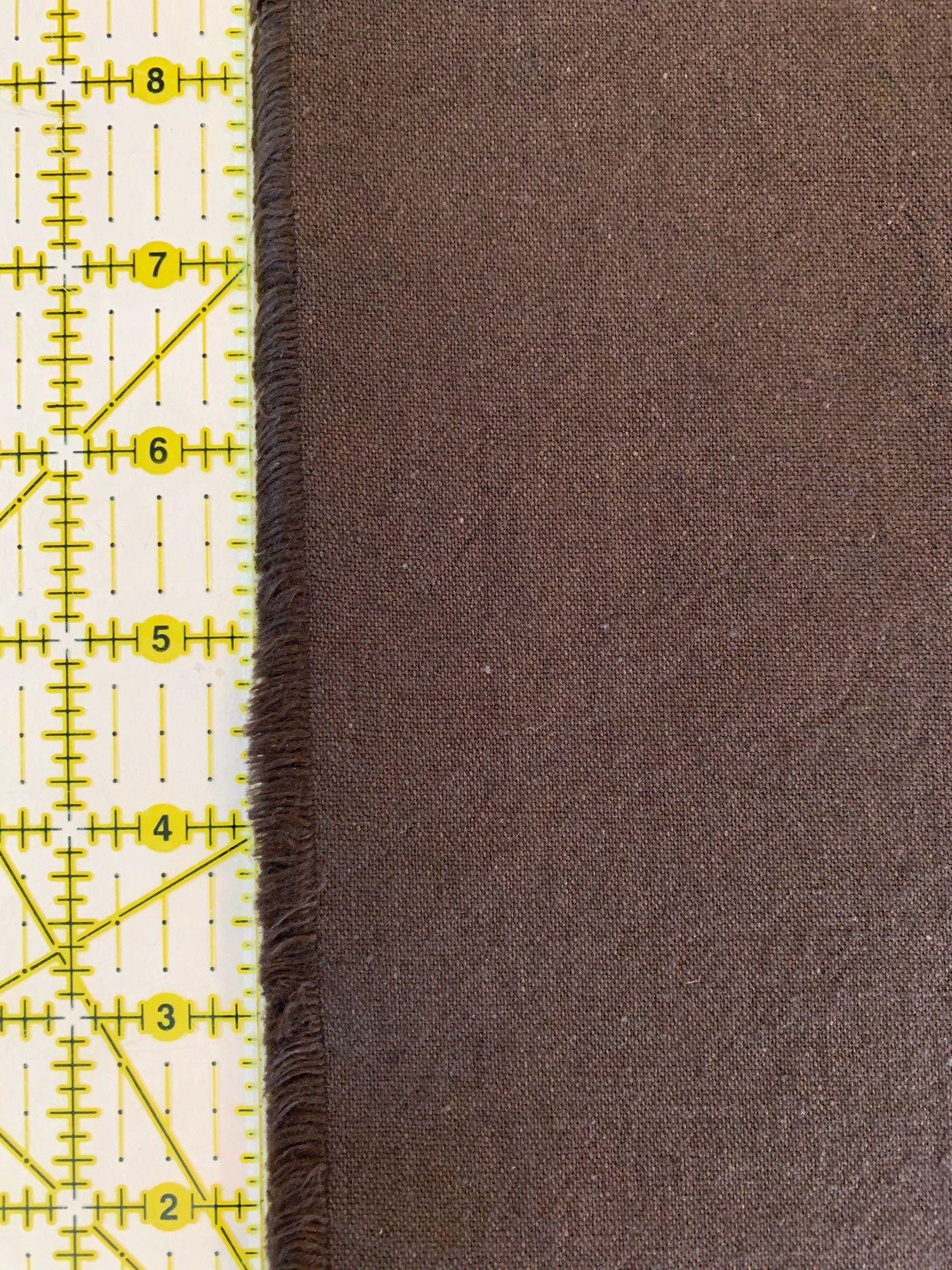 Cosmo Japanese cotton linen blend canvas AD5188-217 coffee brown