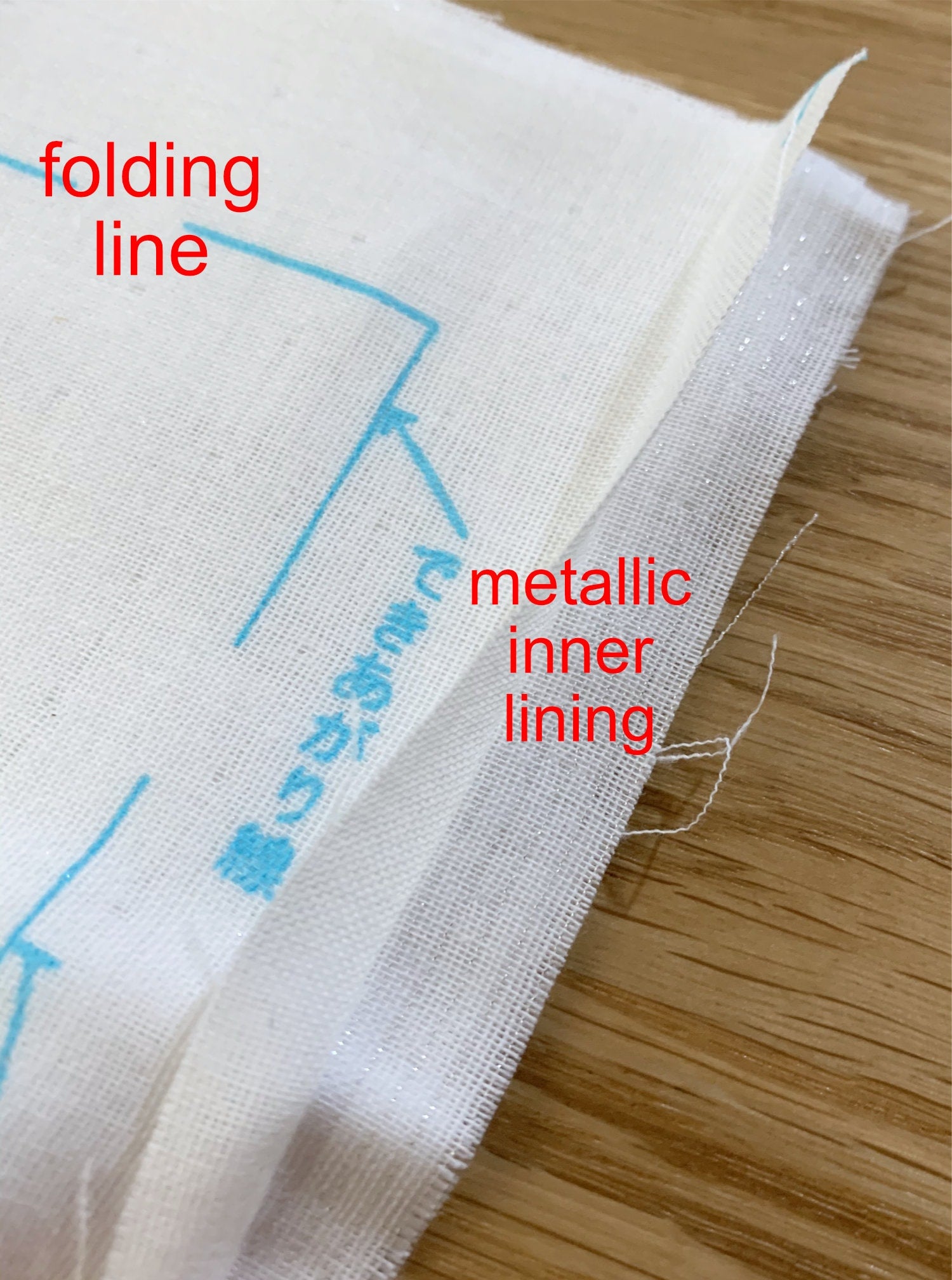 Olympus - Seigaiha Sashiko Handkerchief Sampler Kit - White