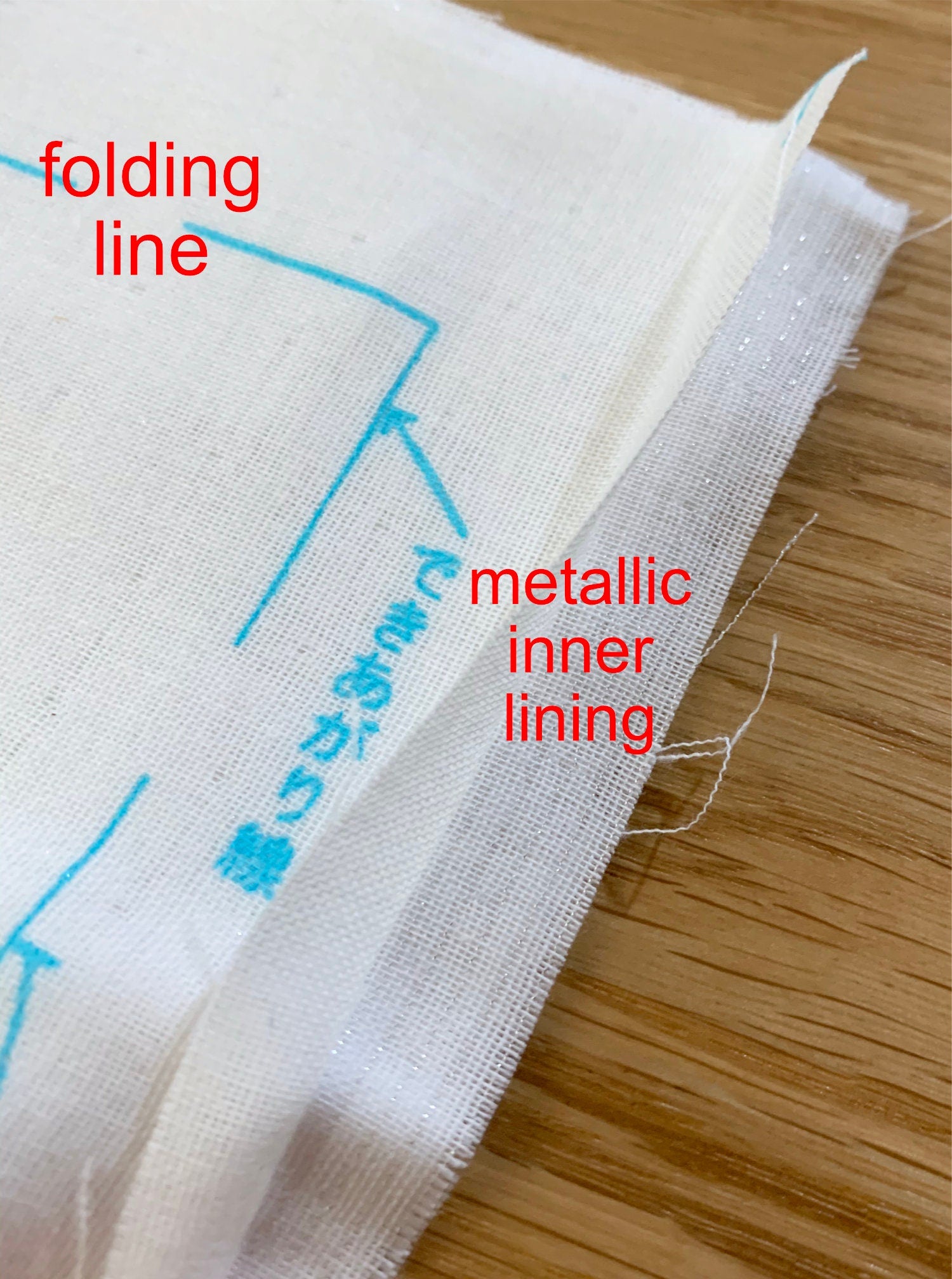 Olympus - Hydrangea Sashiko Handkerchief Sampler Kit - White