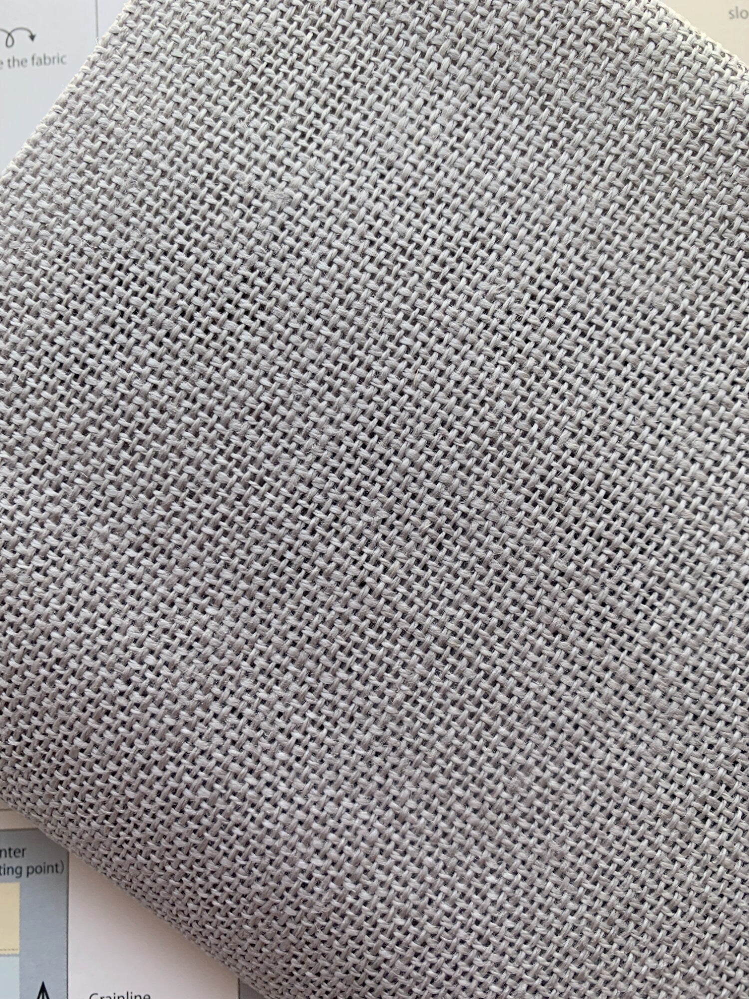 Daruma - Linen Kogin Cloth - Gray