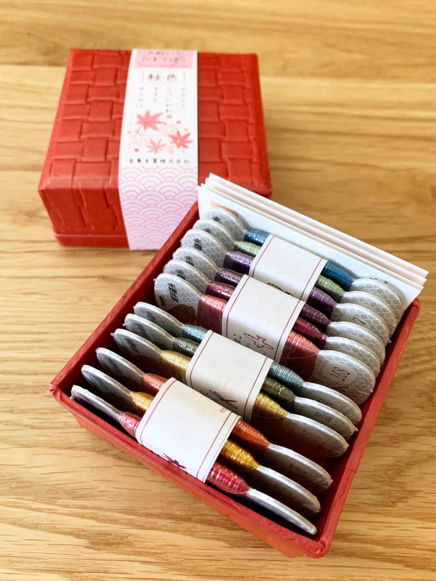 Kinkame - Japanese Silk Thread Collection - Autumn Colors Box