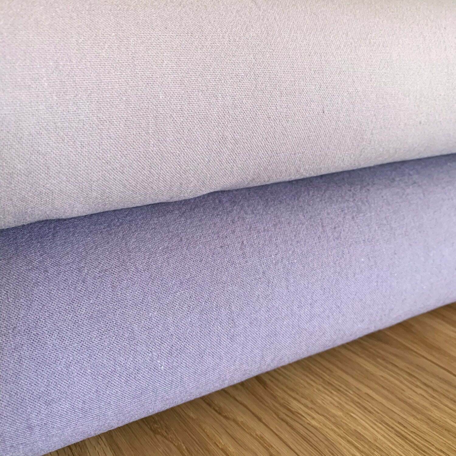 Cosmo Japanese cotton linen blend canvas AD5188-36 pale lavender