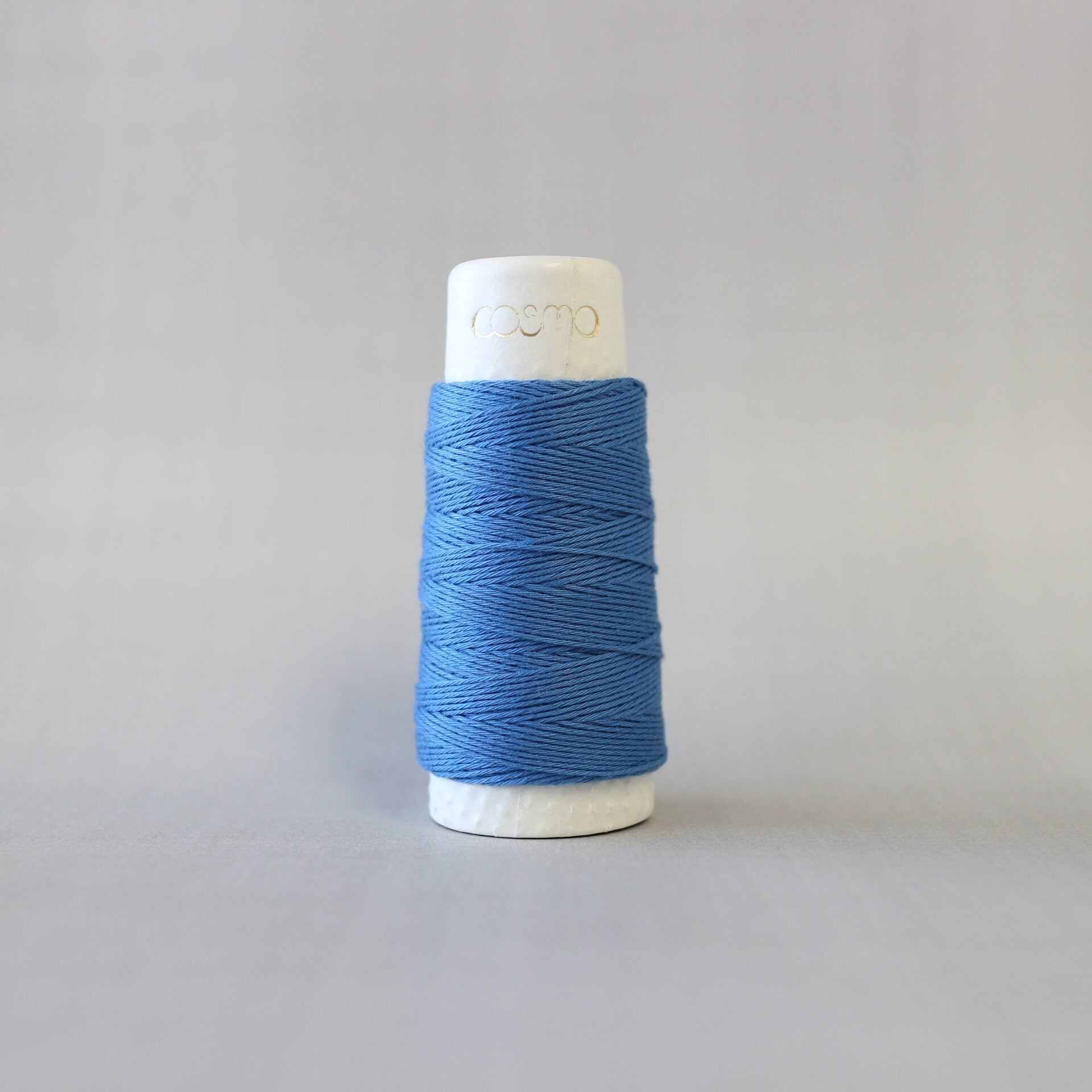 Lecien Cosmo - 'Hidamari' Cotton Sashiko Thread 30m Spool - Cornflower (Solid)