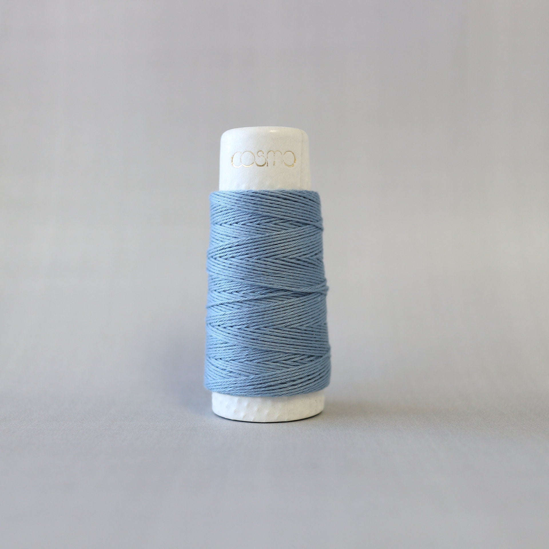 Lecien Cosmo - 'Hidamari' Cotton Sashiko Thread 30m Spool - Russian Blue (Solid)