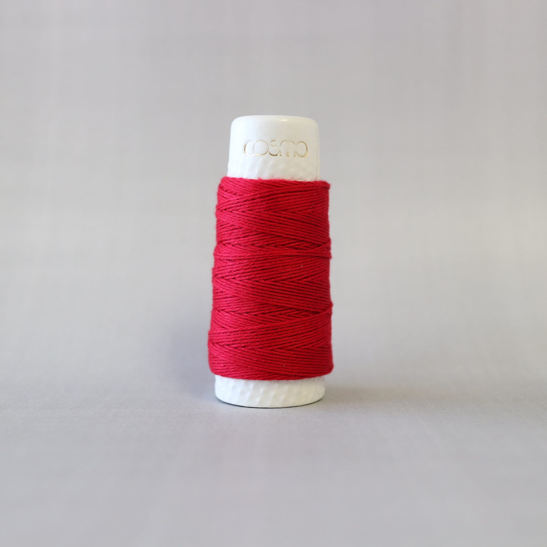 Lecien Cosmo - 'Hidamari' Cotton Sashiko Thread 30m Spool - Tulip (Solid)