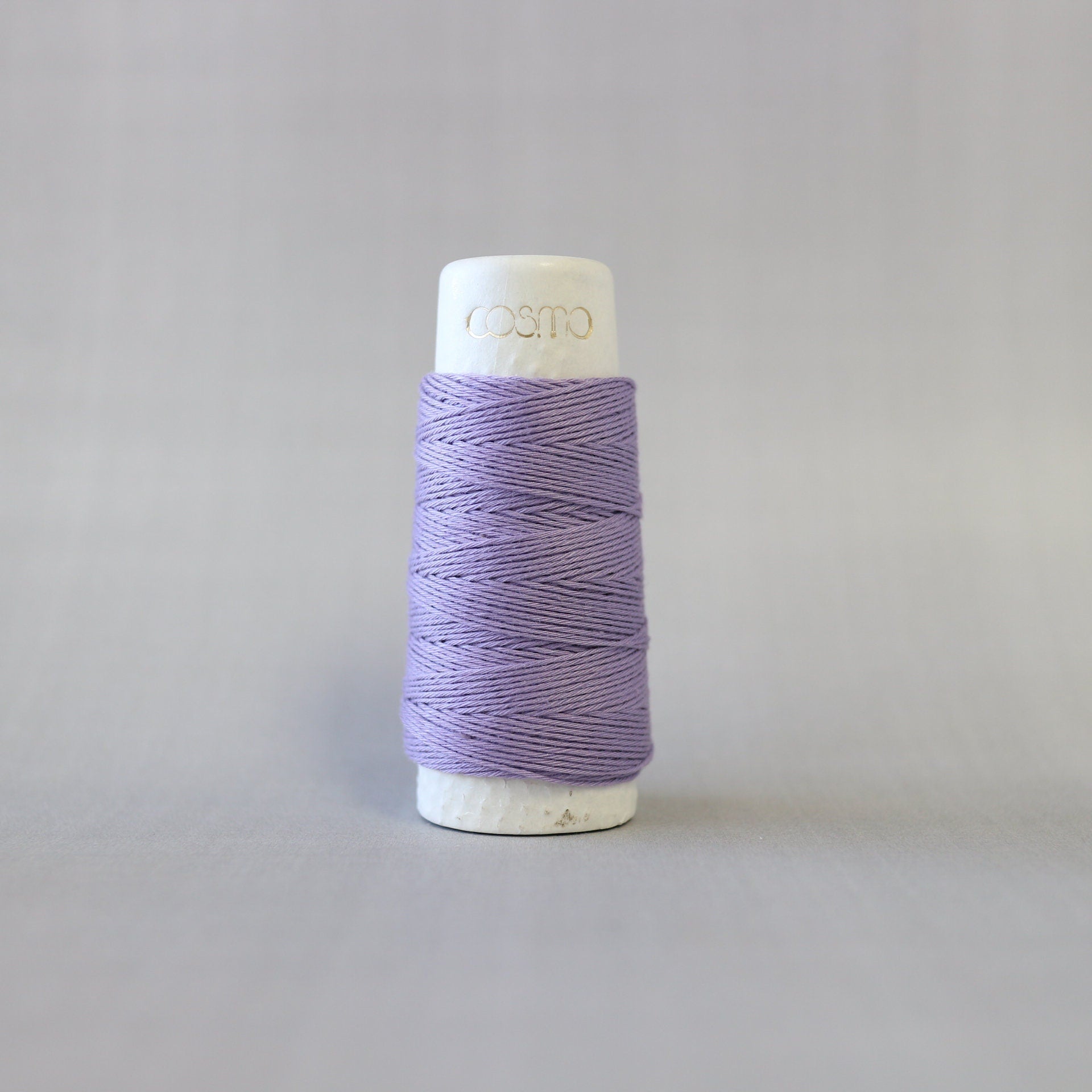 Lecien Cosmo - 'Hidamari' Cotton Sashiko Thread 30m Spool - Lavender (Solid)