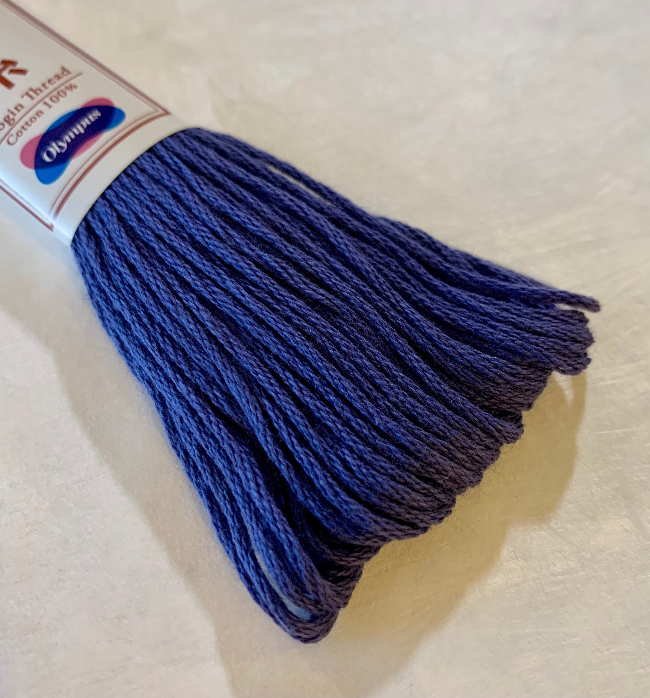 Olympus - Cotton Kogin Thread 18m Skein - #616 Blue