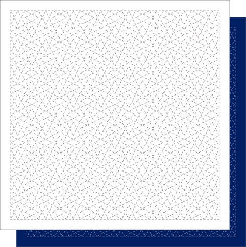 Daruma - Tsuzuki-Yamagata Mountain Range Cotton Sashiko Fukin Sampler Cloth - Blue or White