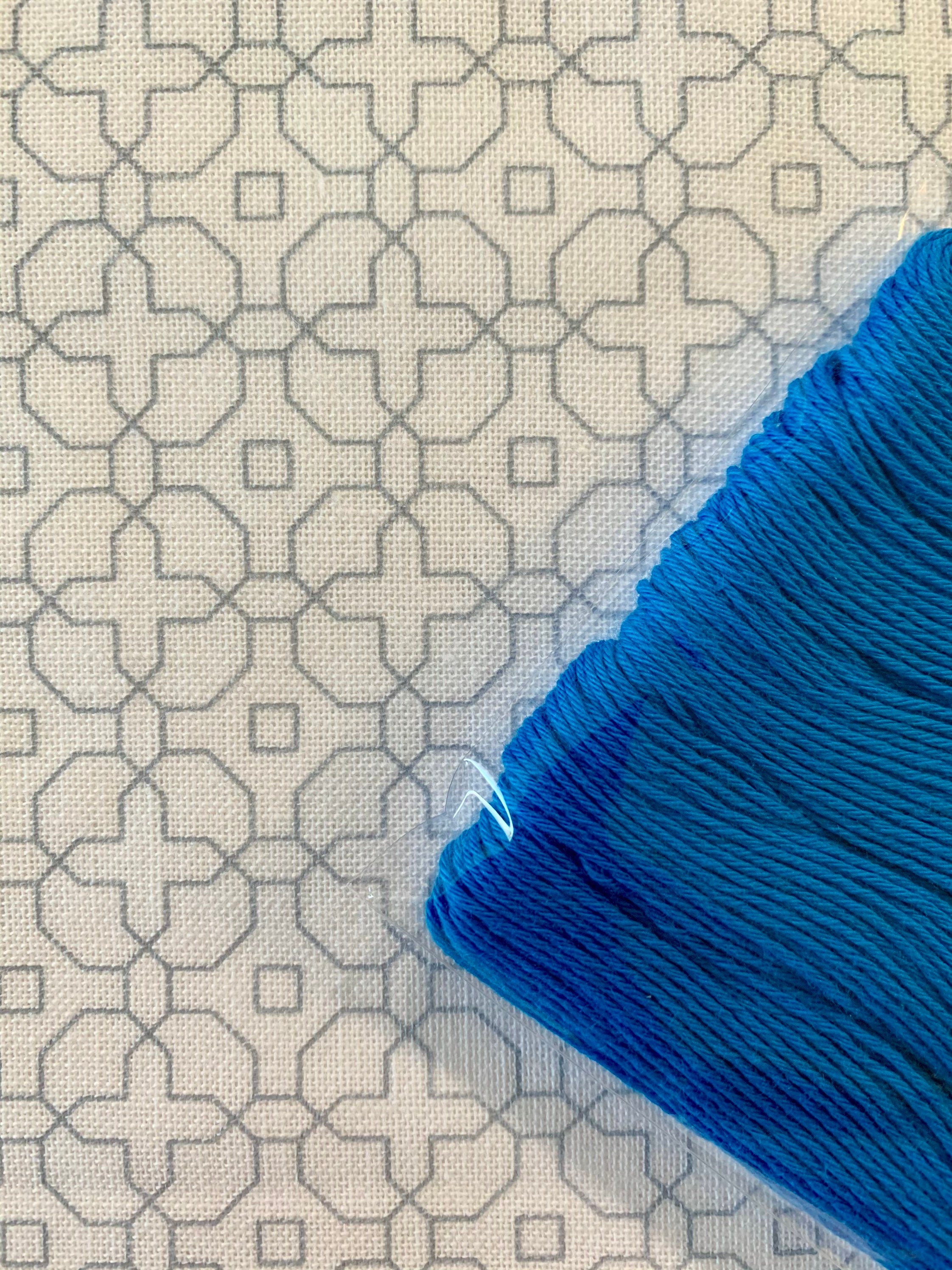 Olympus - Morning Glory in Full Bloom Sashiko Sampler Kit - Blue