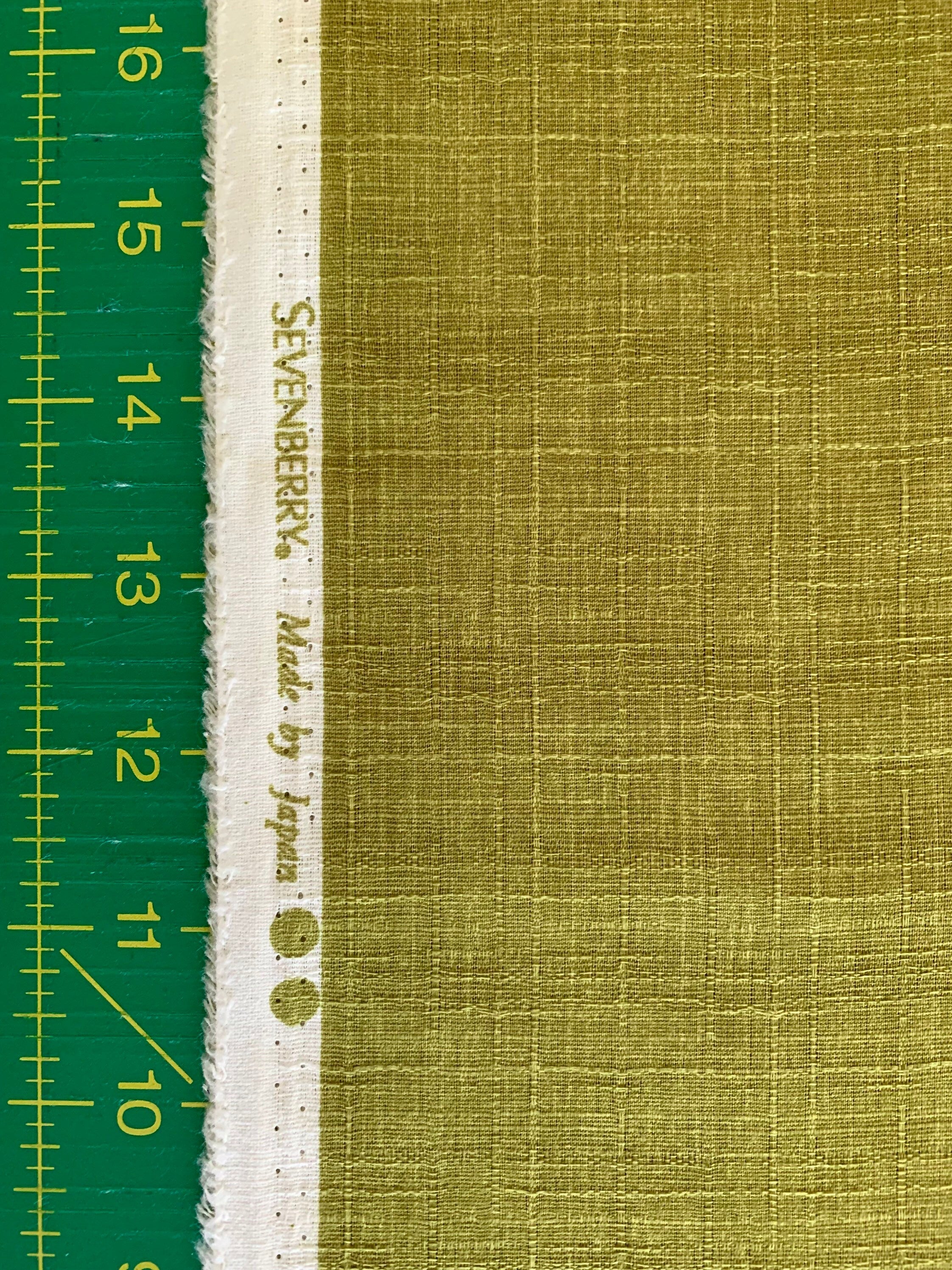 Swatches 17 Dobby Cotton Solid Color Sevenberry Japanese fabric