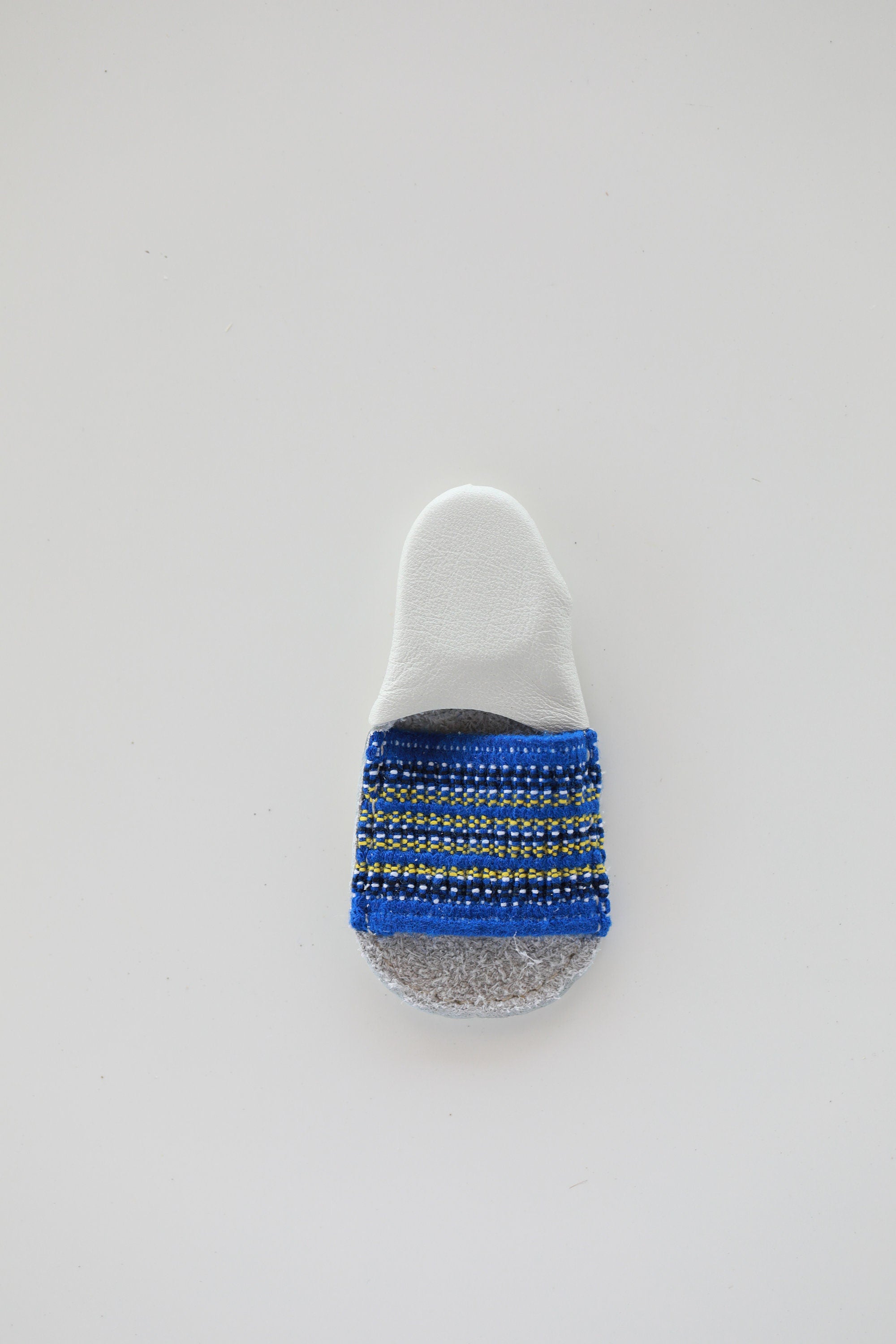 Little House - Leather Glove Thimble with Elastic Soft or Padded - White