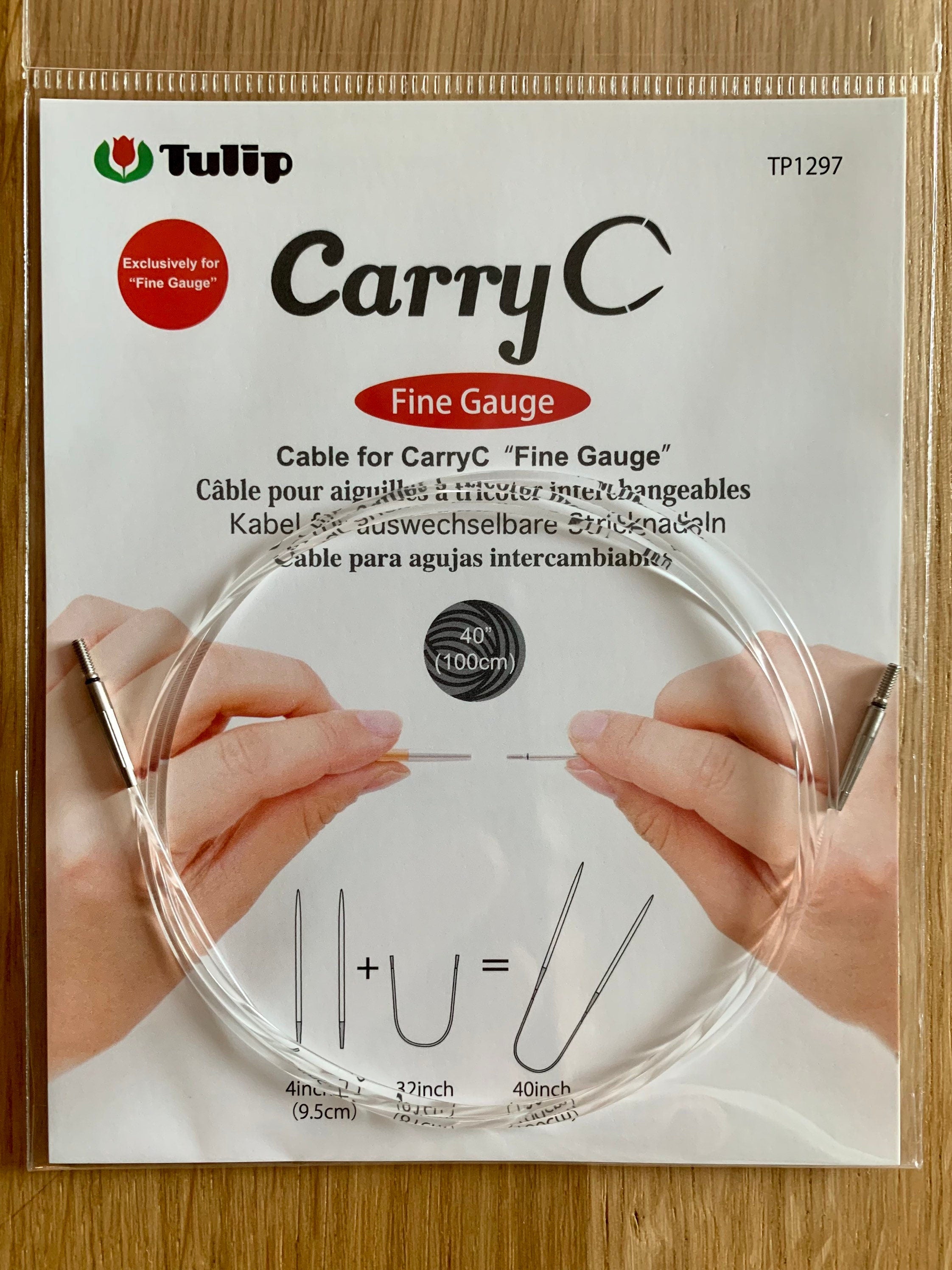 Tulip - Cables for CarryC Fine Gauge Knitting Needles - Various Sizes