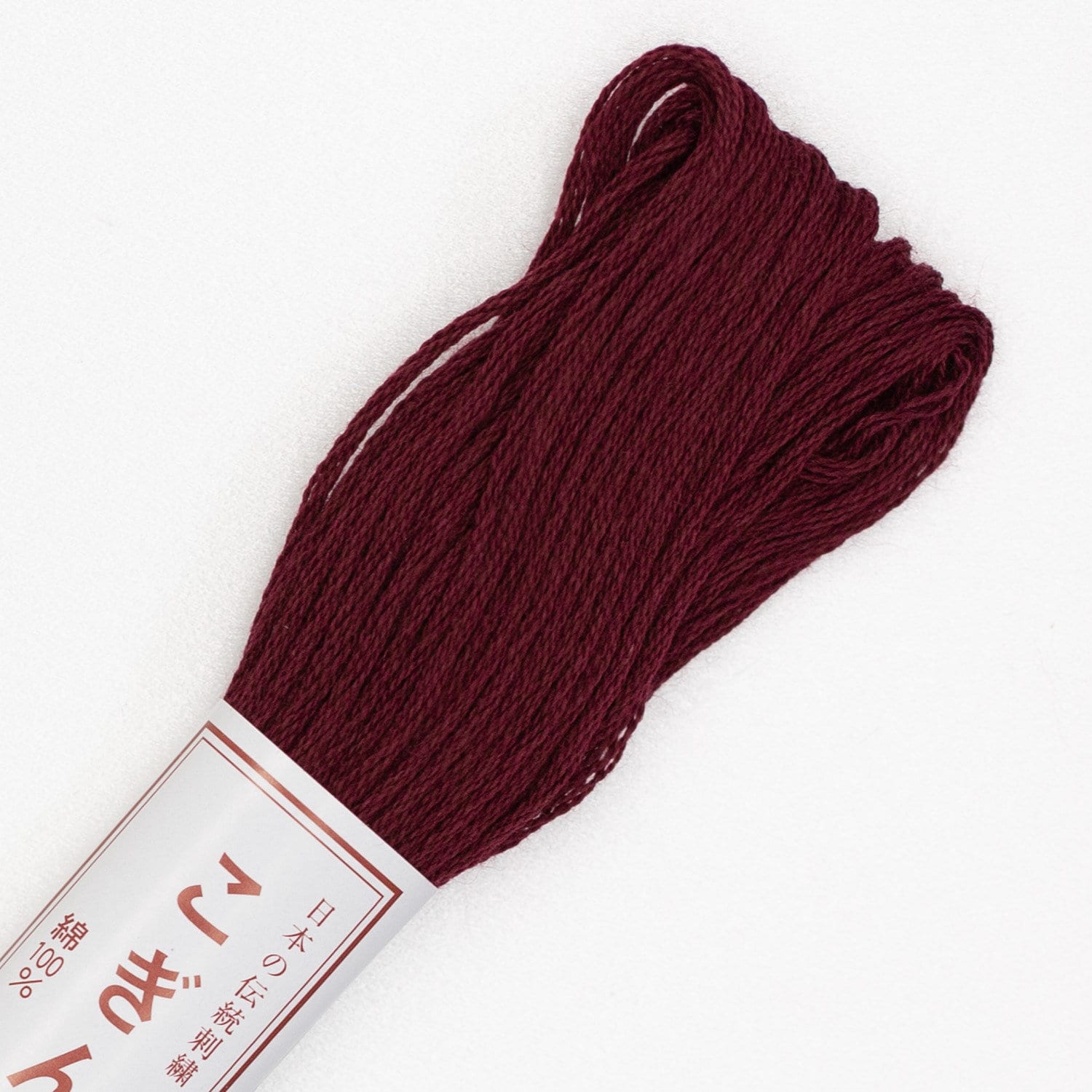 Olympus - Cotton Kogin Thread 18m Skein - #198 Deep Russet Red