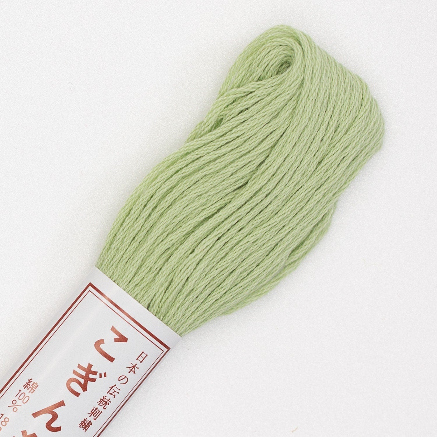 Olympus - Cotton Kogin Thread 18m Skein - #251 Pale Green