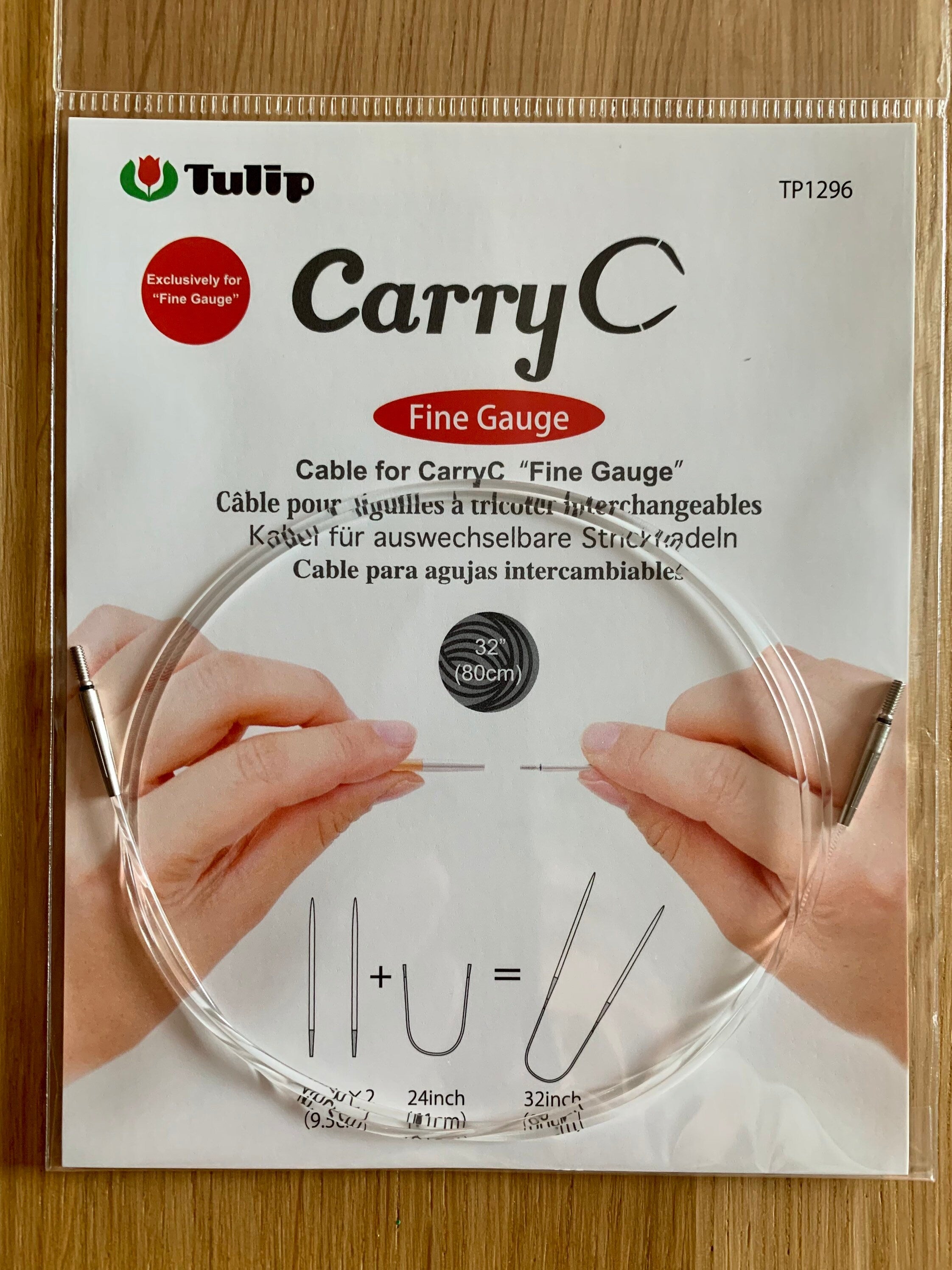 Tulip - Cables for CarryC Fine Gauge Knitting Needles - Various Sizes