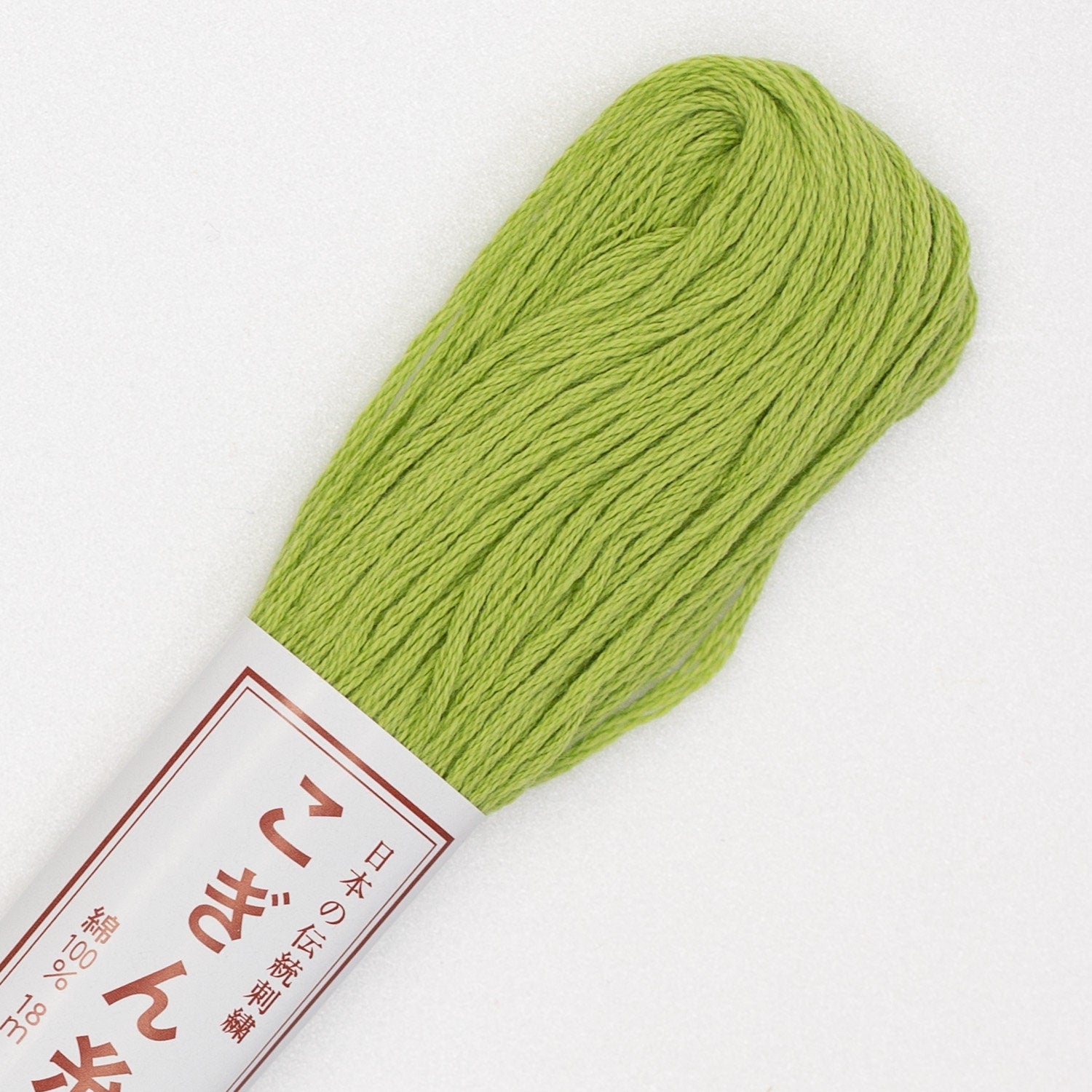 Olympus - Cotton Kogin Thread 18m Skein - #212 Grass Green